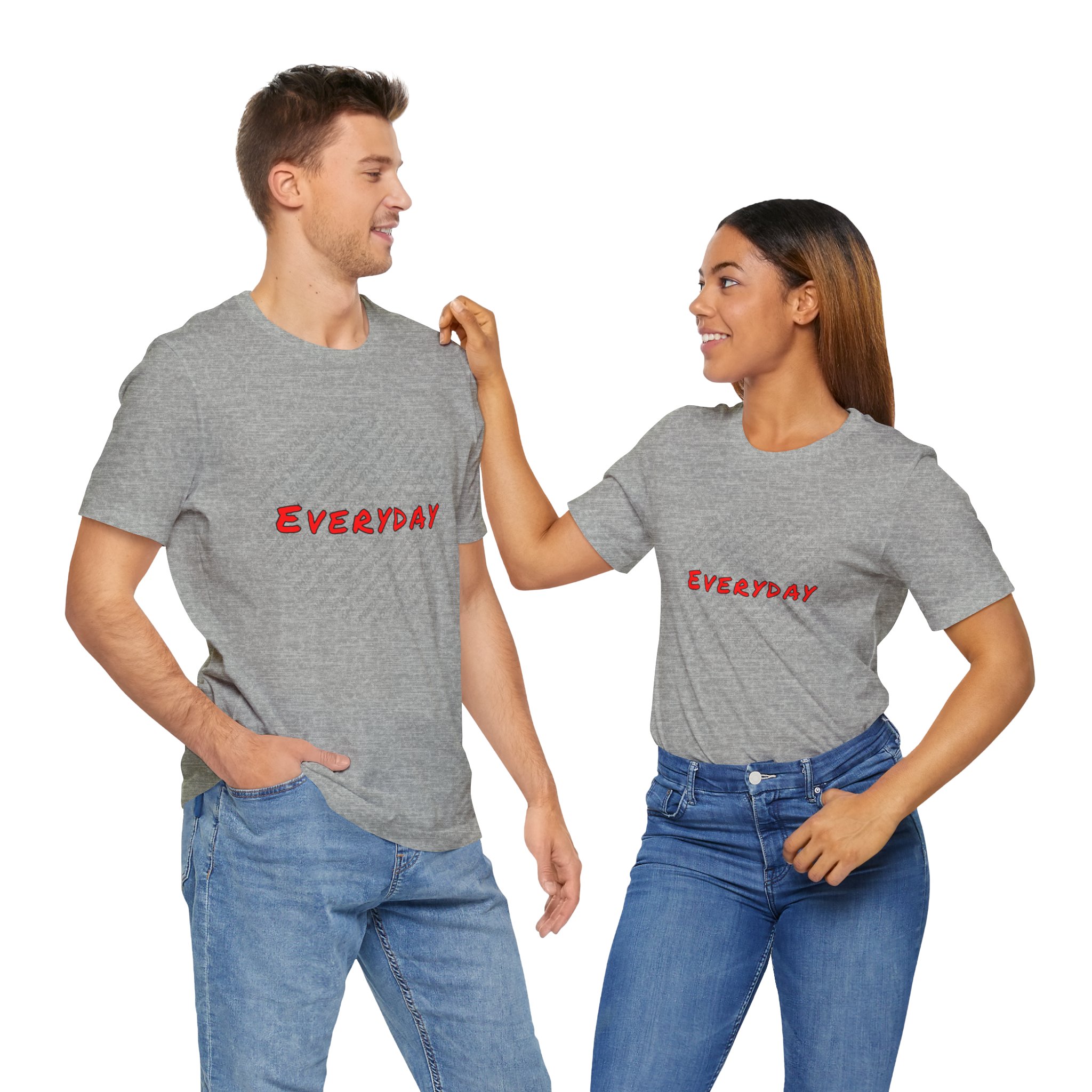 Everyday words Circle Jersey Short Sleeve Tee - Image 3