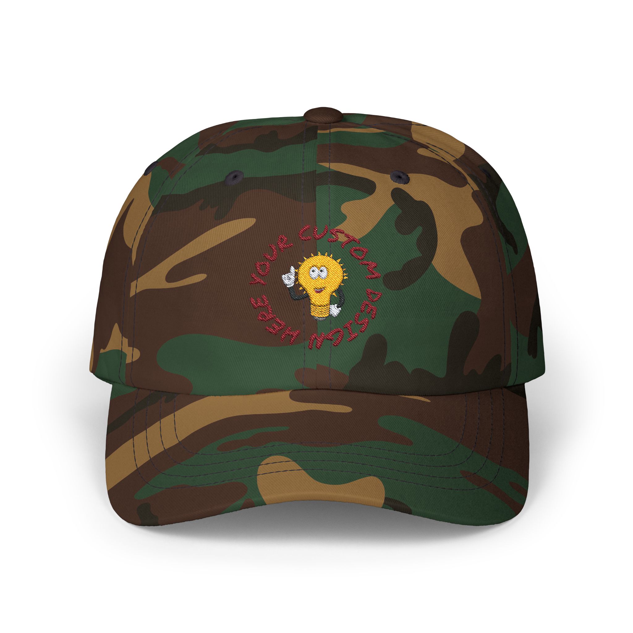 Custom Embroidered Classic Dad Cap - Image 12