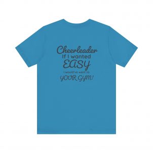 Easy Cheerleader, Unisex Jersey Short Sleeve Tee