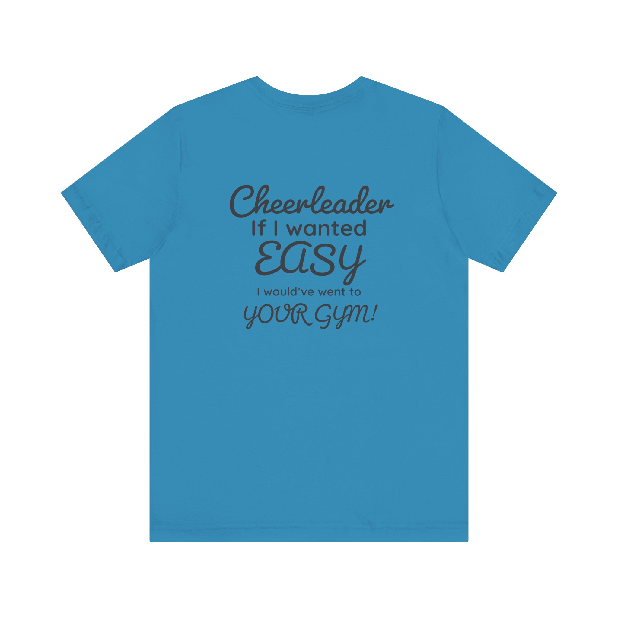 Easy Cheerleader, Unisex Jersey Short Sleeve Tee