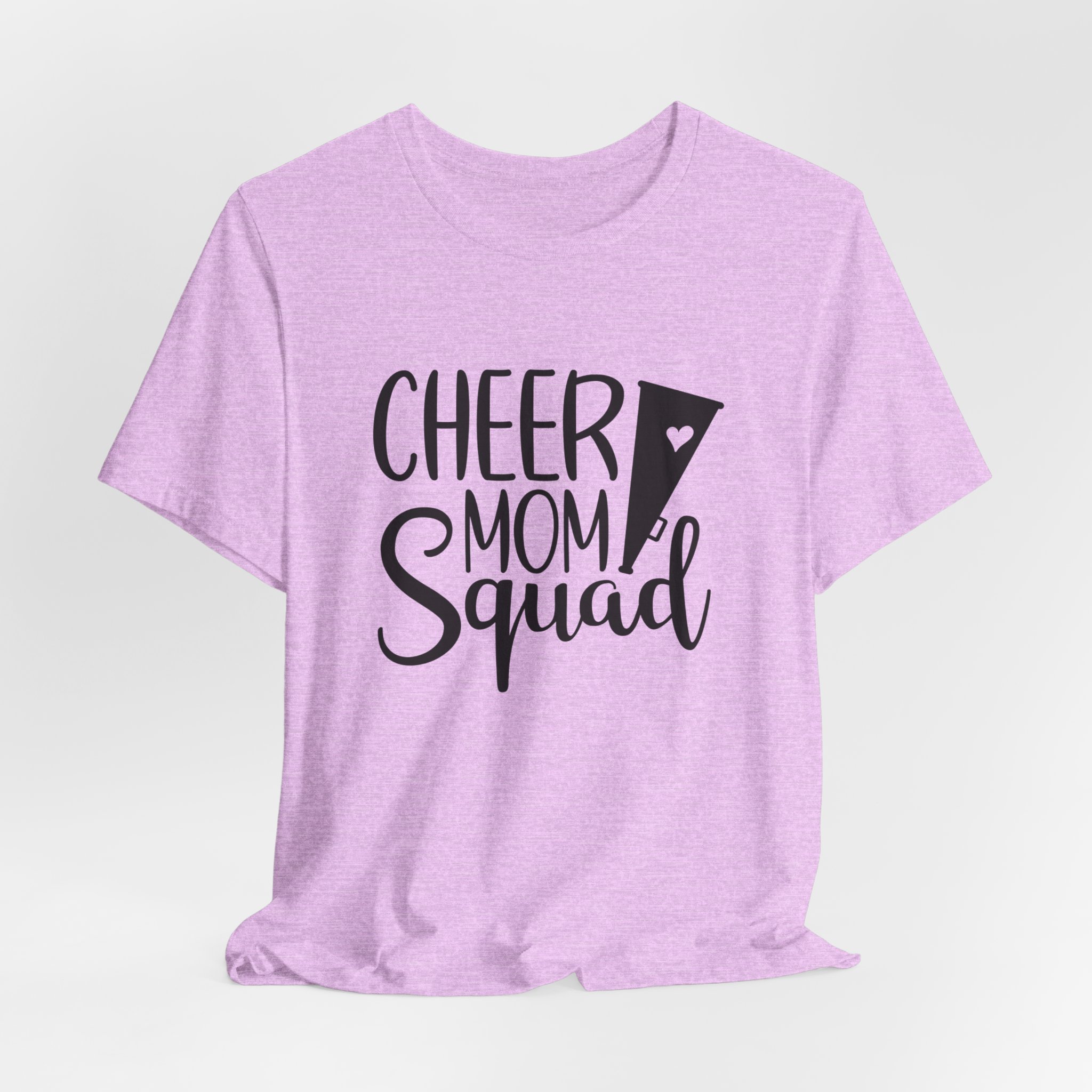 Cheer Mom Squad, Unisex Jersey Short Sleeve Tee - Image 5