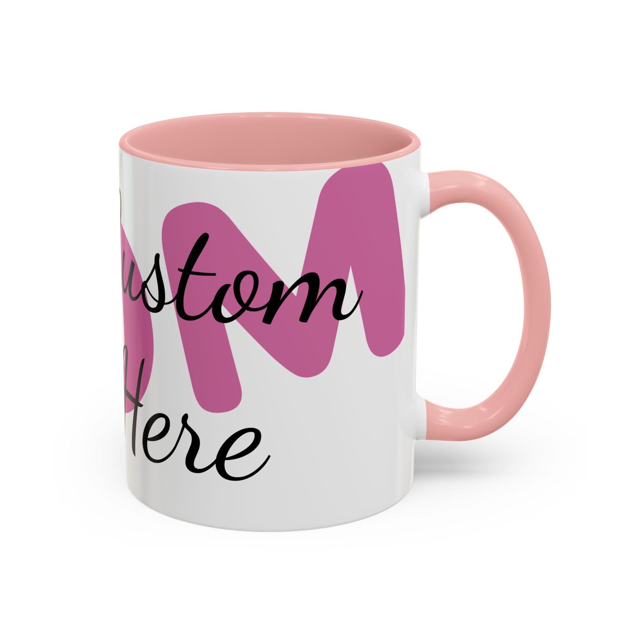 Add your custom text.Mother's Day, Mothers Day, Accent Coffee Mug, 11oz, Custom, Layered - Image 3