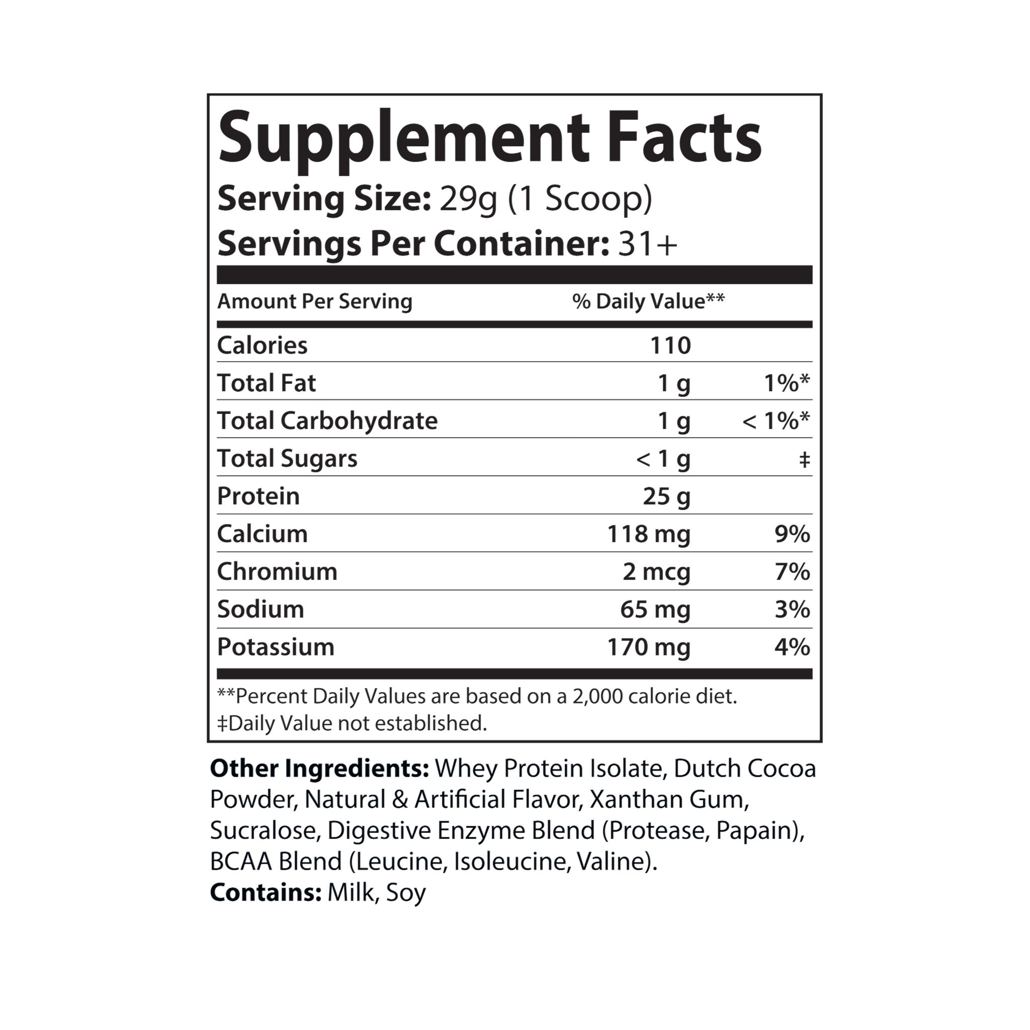 Whey Isolate Protein Supplement (907g, 2lb) - Image 2