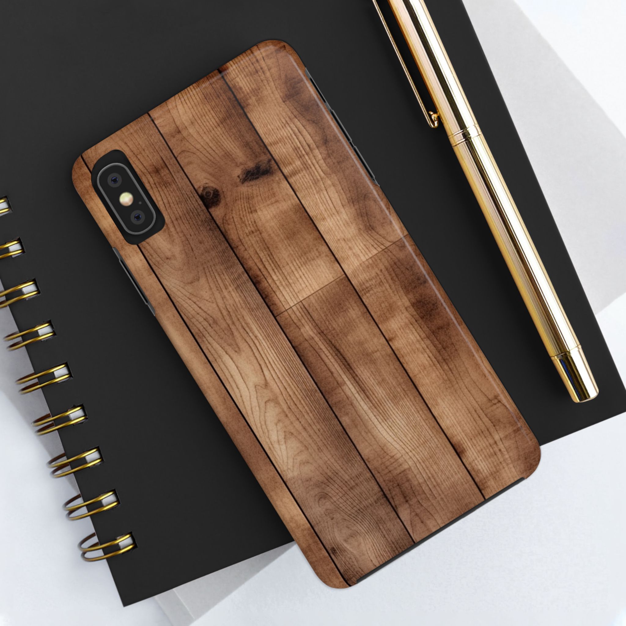 Iphone, Tough Phone Cases, Case-Mate, wood floor 6 - Image 11