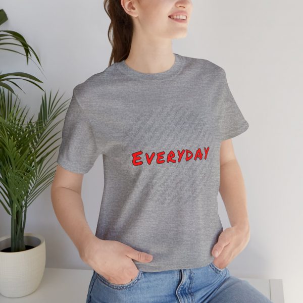 Everyday words Circle Jersey Short Sleeve Tee - Image 2
