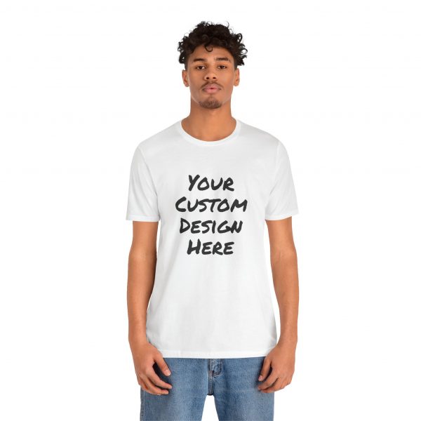 Custom Design Unisex Jersey Short Sleeve Tee - Image 3