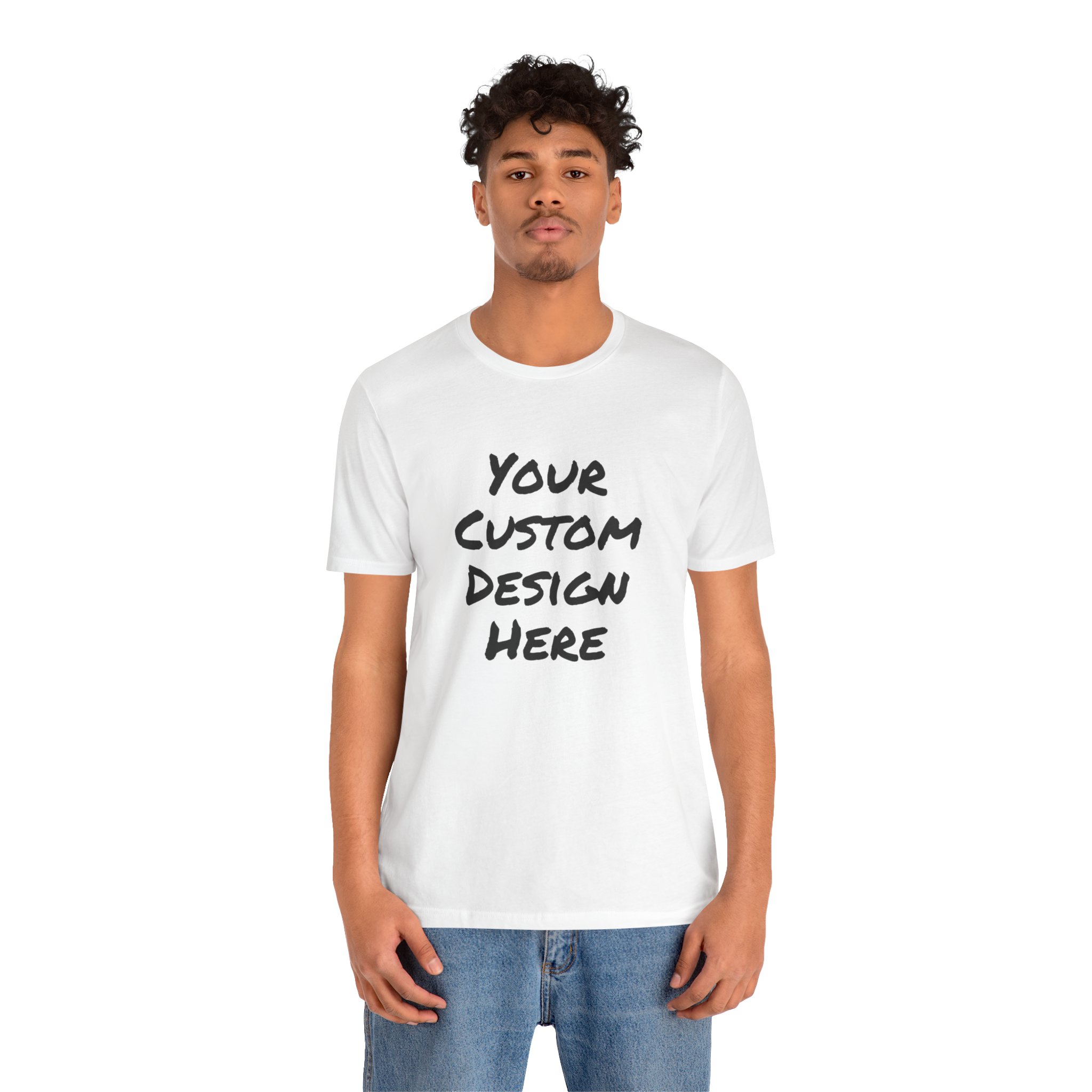 Custom Design Unisex Jersey Short Sleeve Tee - Image 3