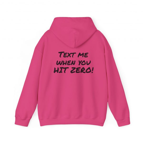 Text me...Hit Zero Unisex Heavy Blend™ Hooded Sweatshirt - Image 4