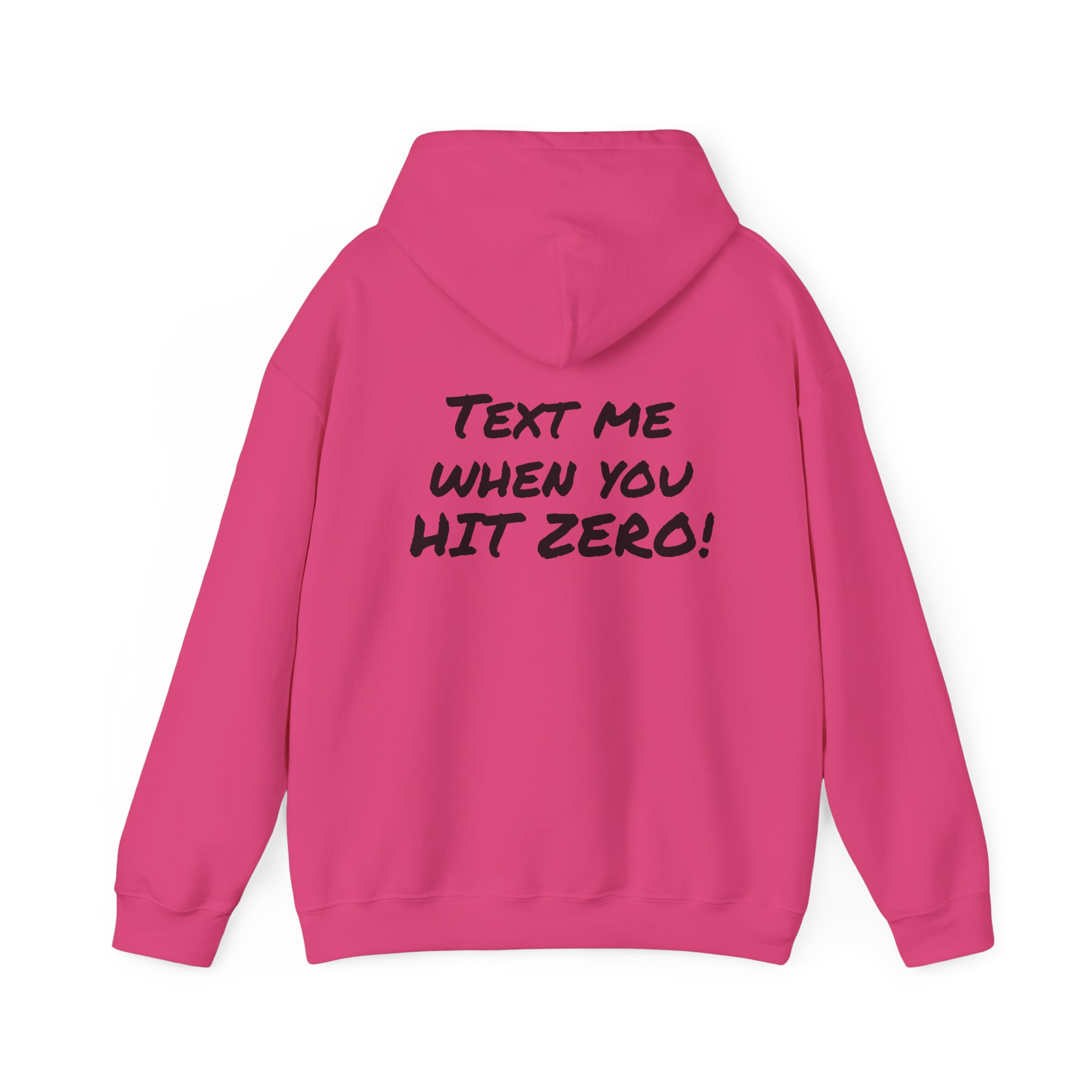 Text me...Hit Zero Unisex Heavy Blend™ Hooded Sweatshirt - Image 4