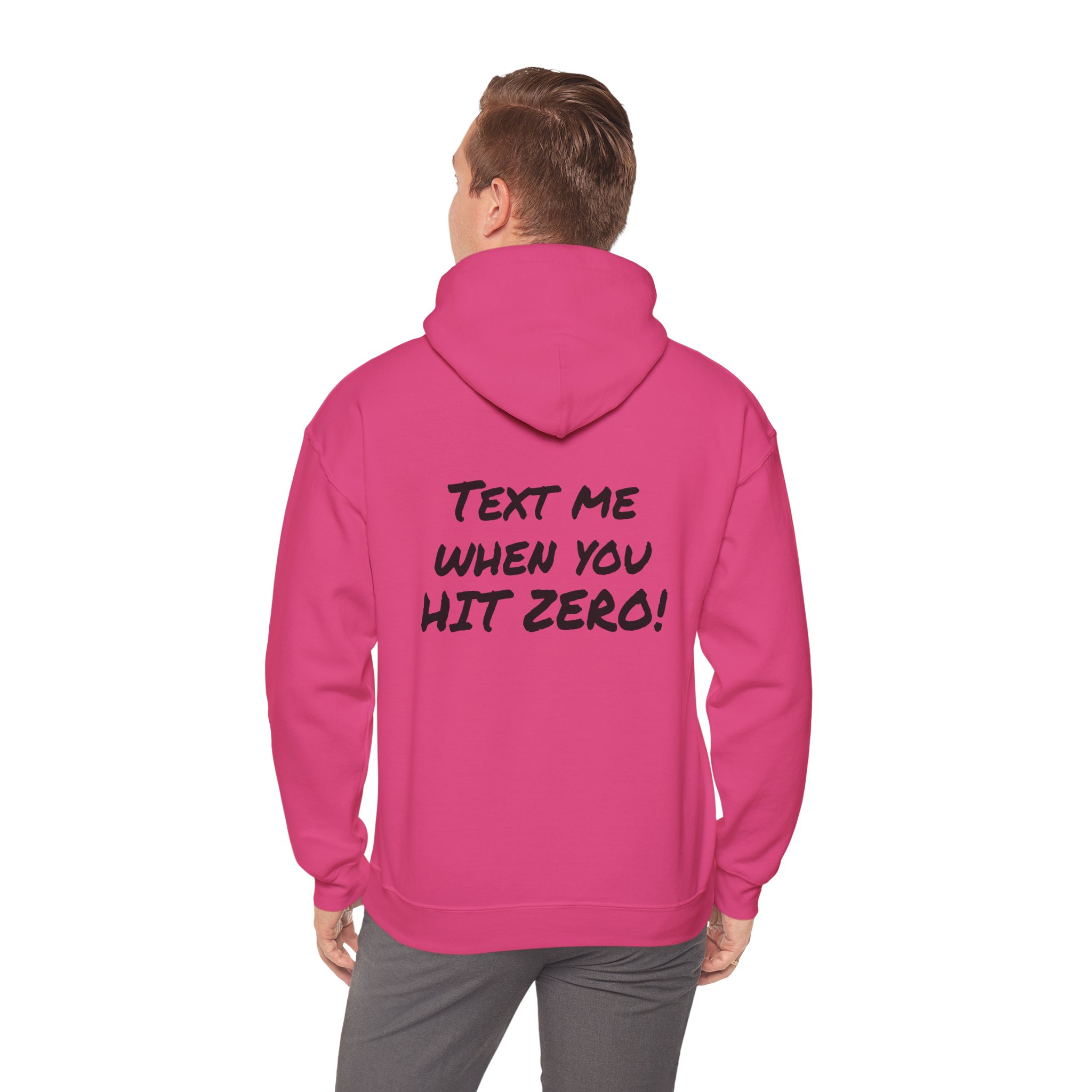 Text me...Hit Zero Unisex Heavy Blend™ Hooded Sweatshirt - Image 6