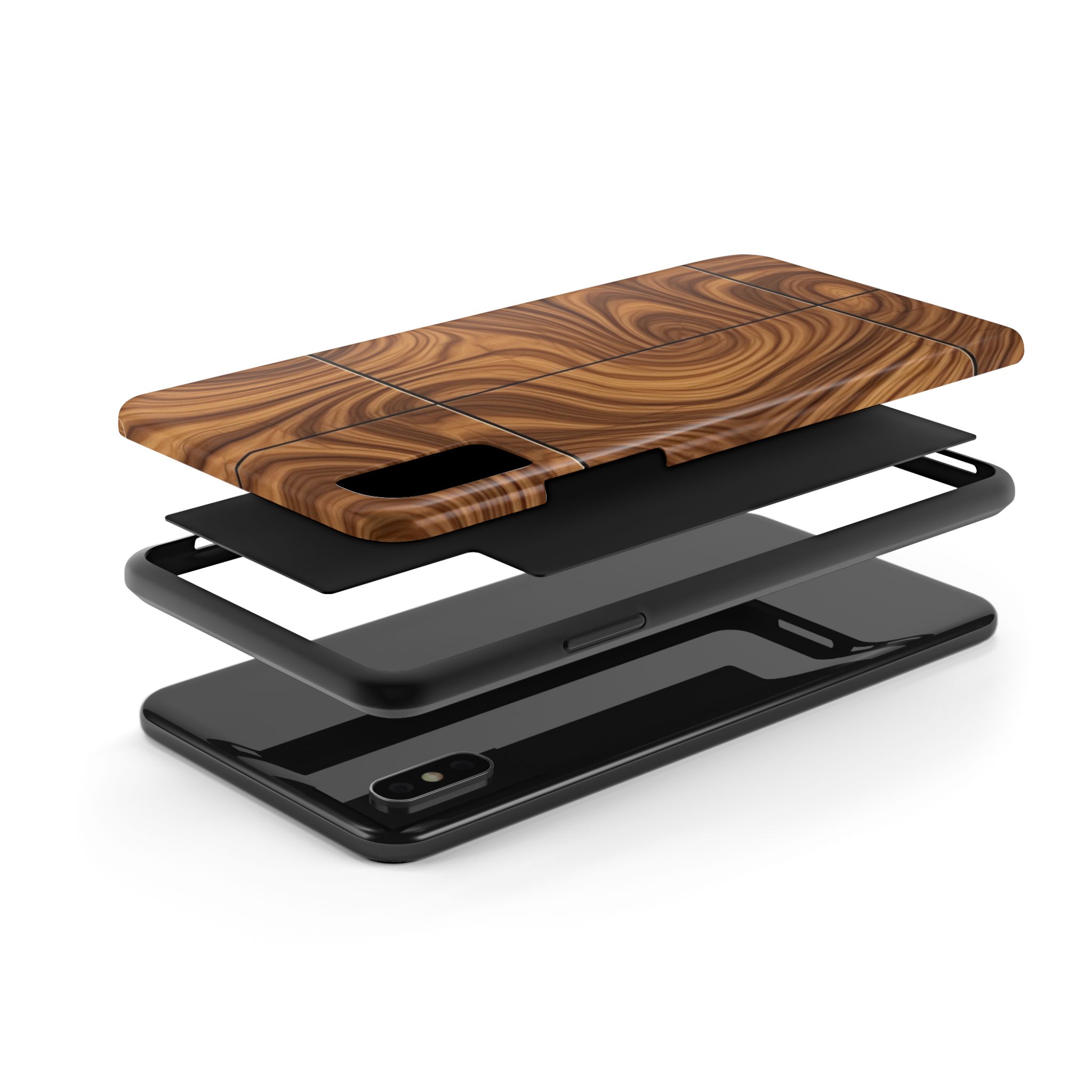 Iphone, Tough Phone Cases, Case-Mate, wood plank 8 - Image 4