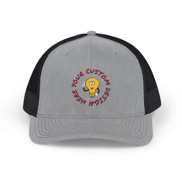 Custom Embroidery Snapback Trucker Cap - Image 6