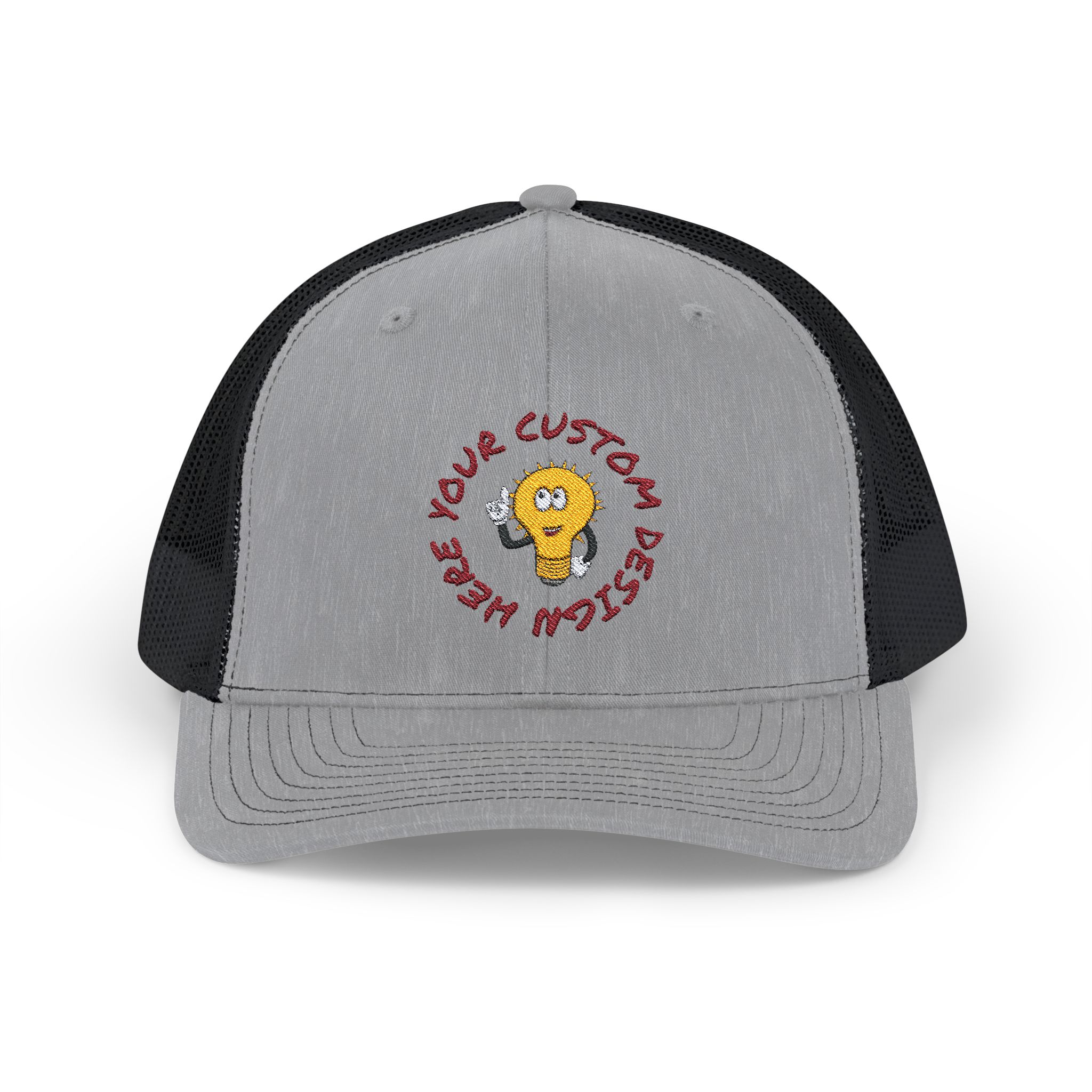 Custom Embroidery Snapback Trucker Cap - Image 6