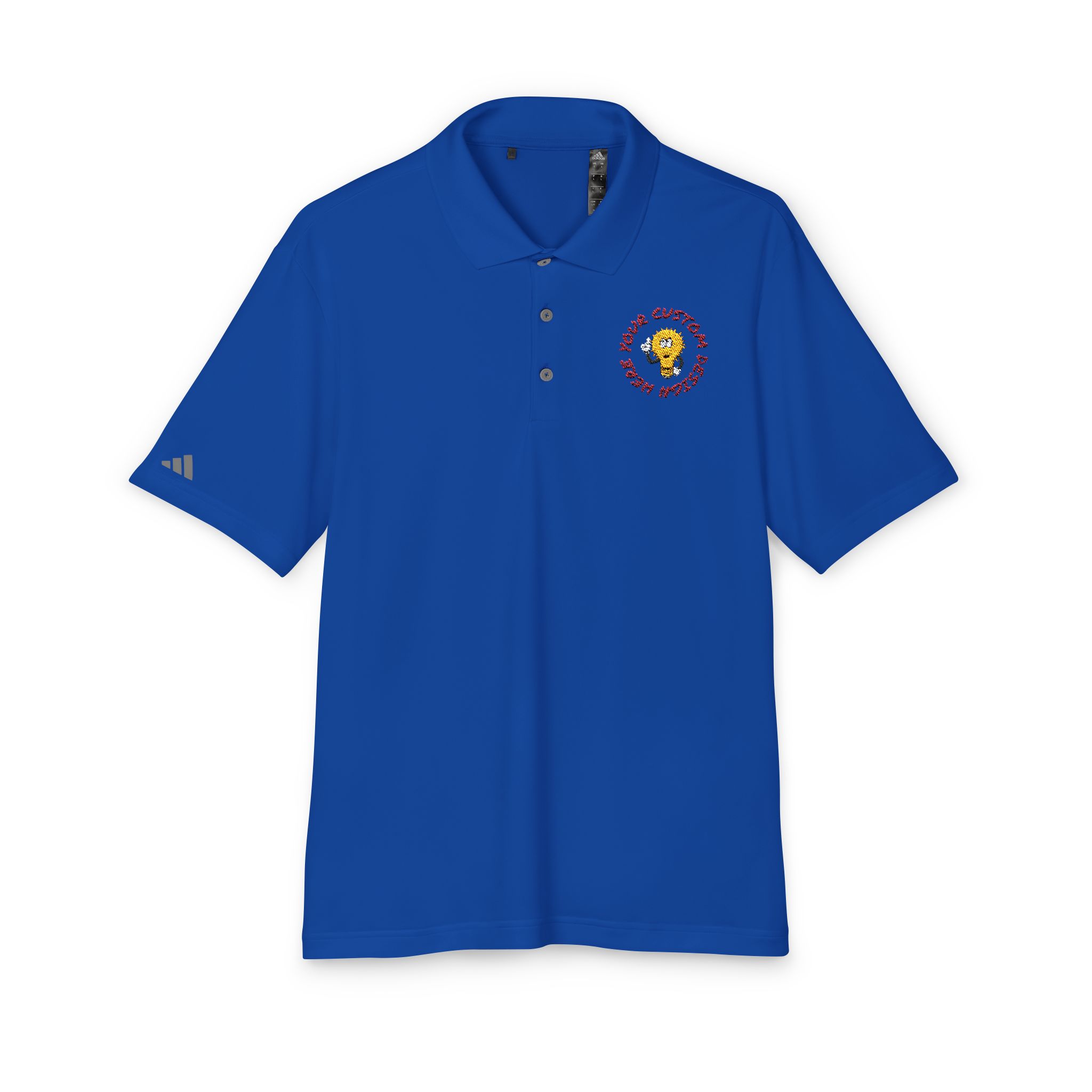Custom Embroidered adidas Unisex Performance Polo - Image 2