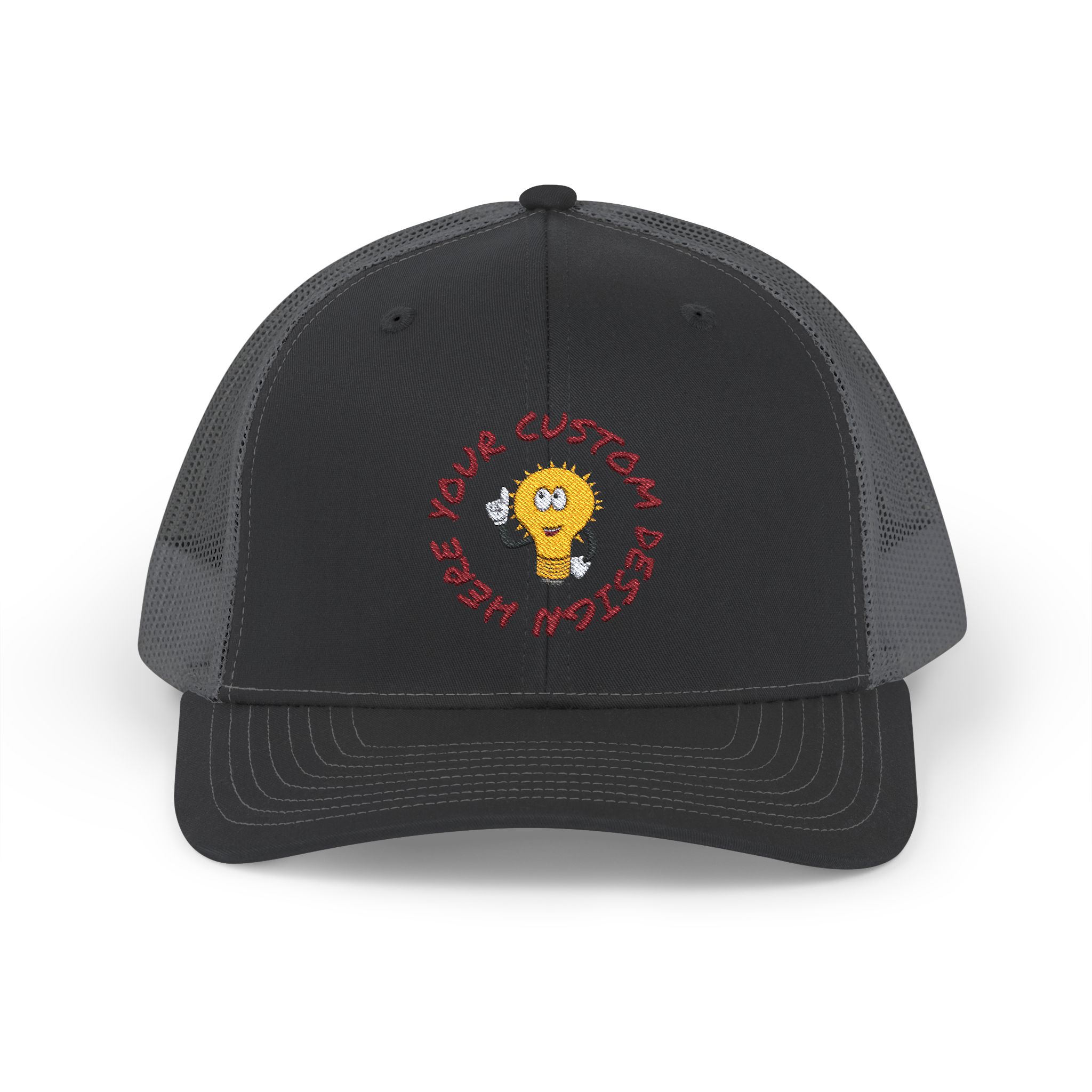 Custom Embroidery Snapback Trucker Cap - Image 5