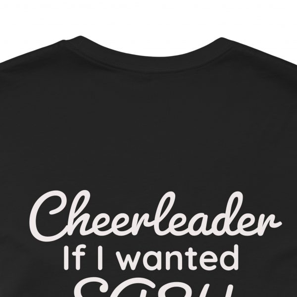 Cheerleader easy Football, Unisex Jersey Short Sleeve Tee - Image 4
