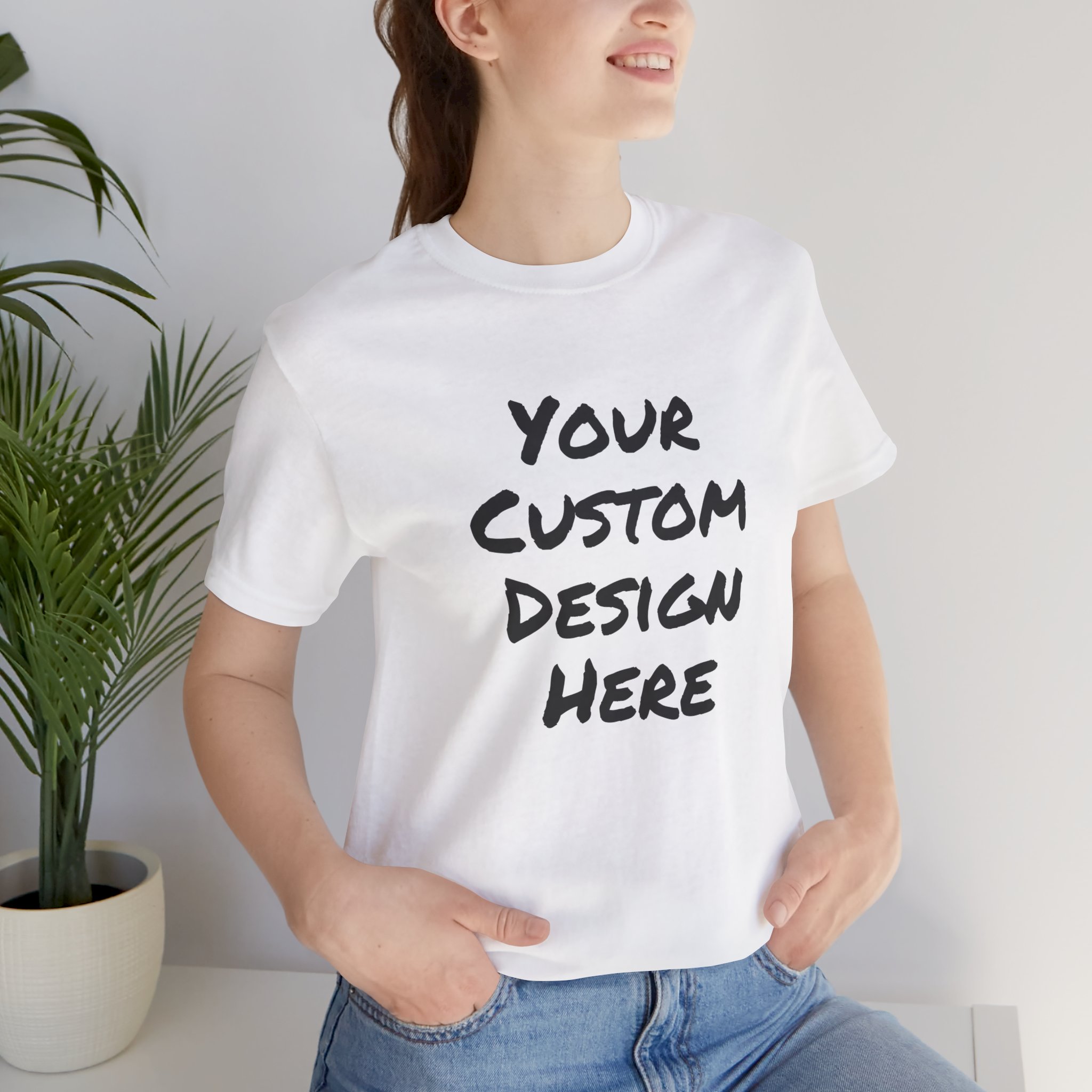 Custom Design Unisex Jersey Short Sleeve Tee - Image 5