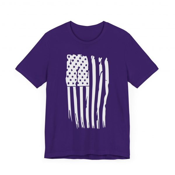 T Shirt, Bella Canvas, Distressed American Flag - Image 9