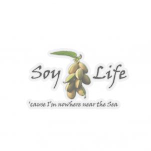 Soy Life, seed, Kiss-Cut Sticker