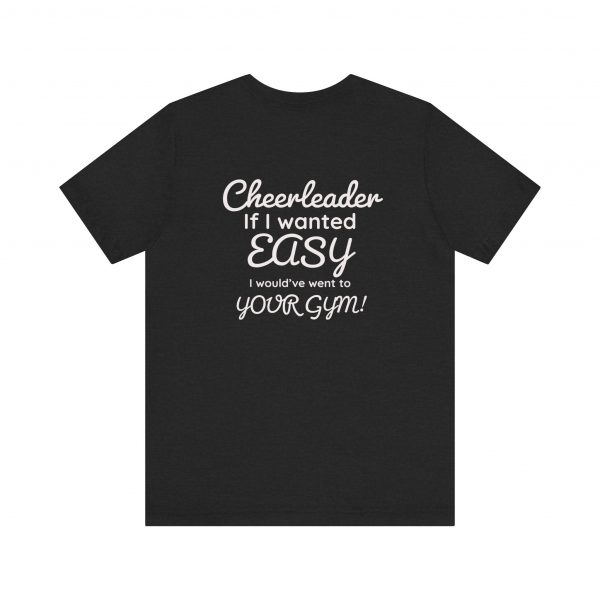 Easy Cheerleader, Unisex Jersey Short Sleeve Tee - Image 5