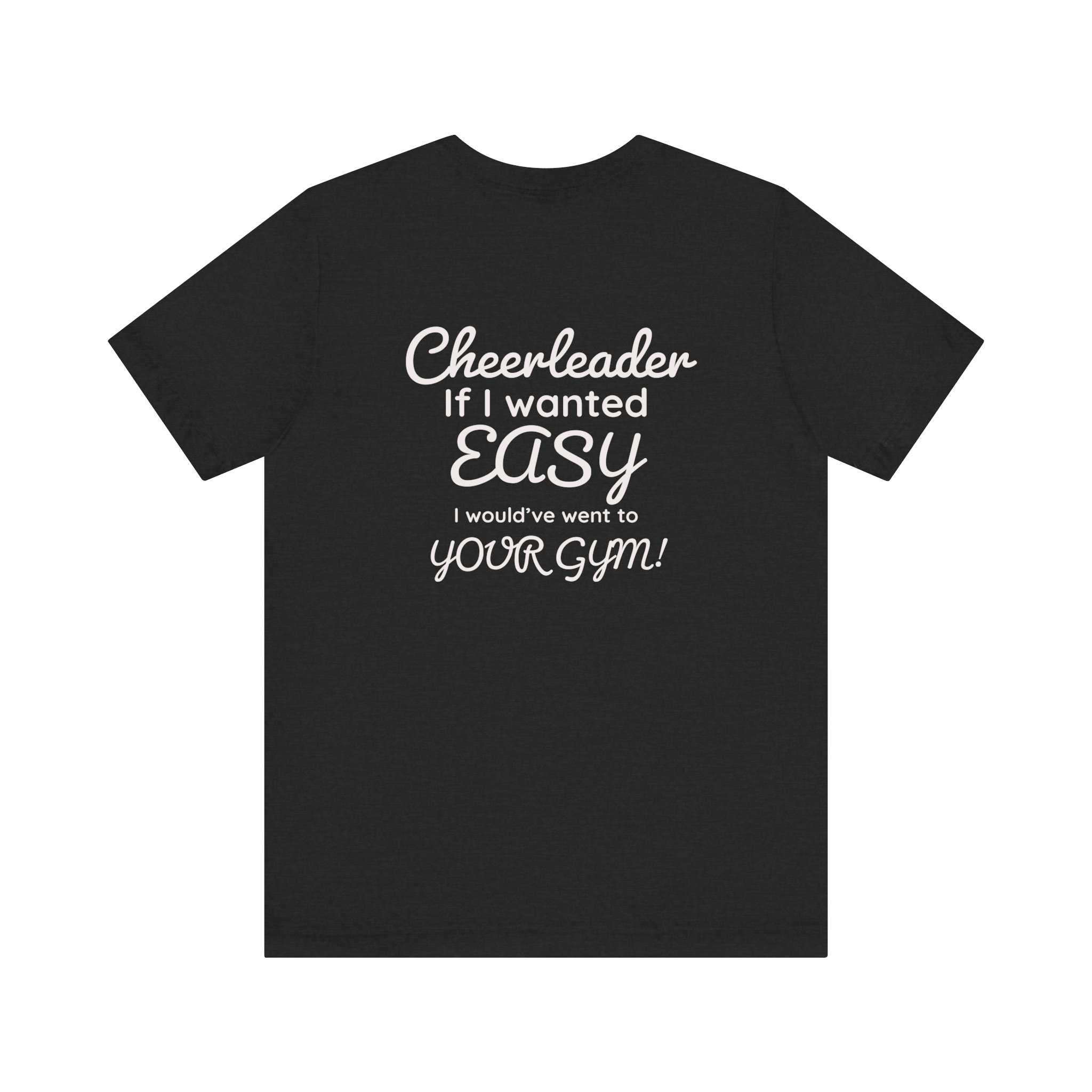 Easy Cheerleader, Unisex Jersey Short Sleeve Tee - Image 5