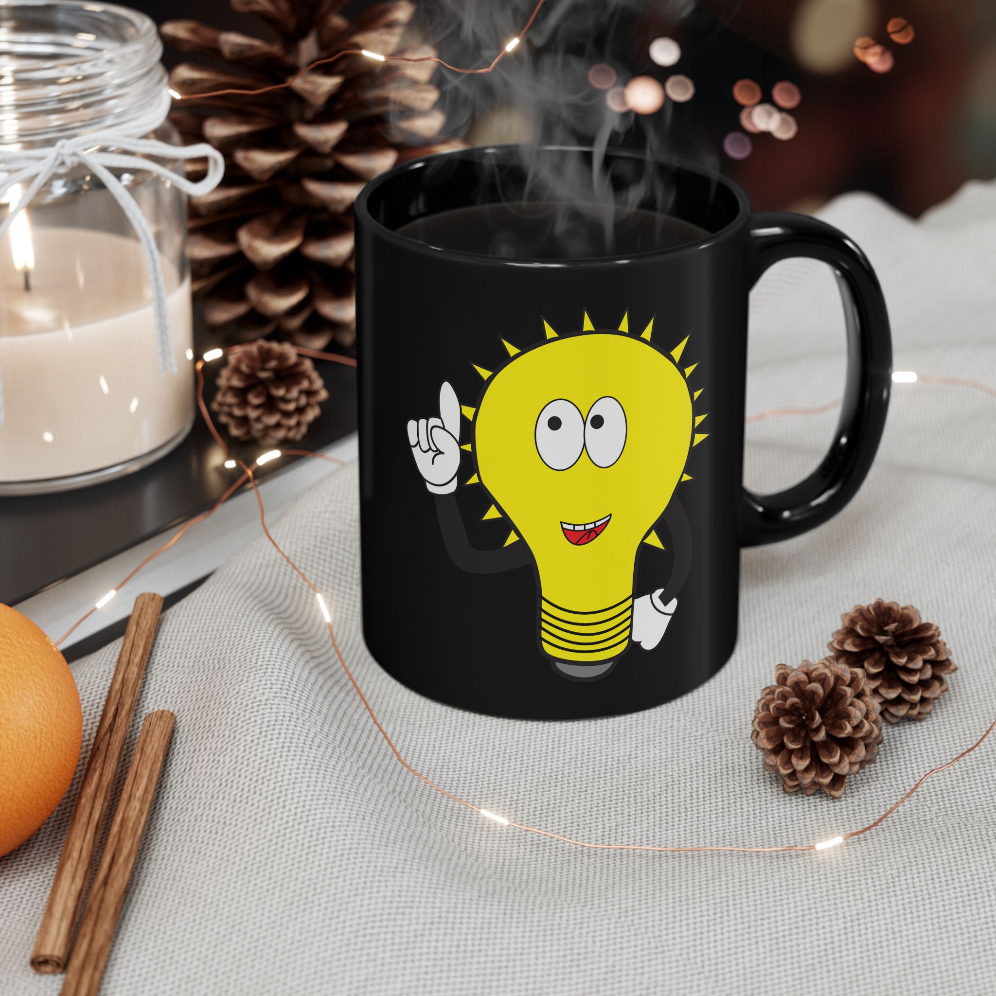 Custom Design, 11oz Black Mug, Dual Side - Image 4