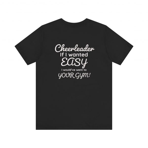 Easy Cheerleader, Unisex Jersey Short Sleeve Tee - Image 3