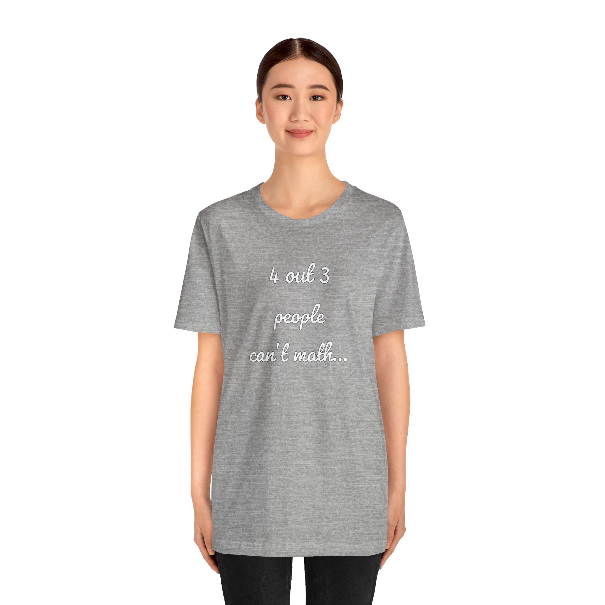 Shirt,  4 out of 3 math,  White - Image 2