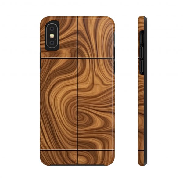 Iphone, Tough Phone Cases, Case-Mate, wood plank 8 - Image 3