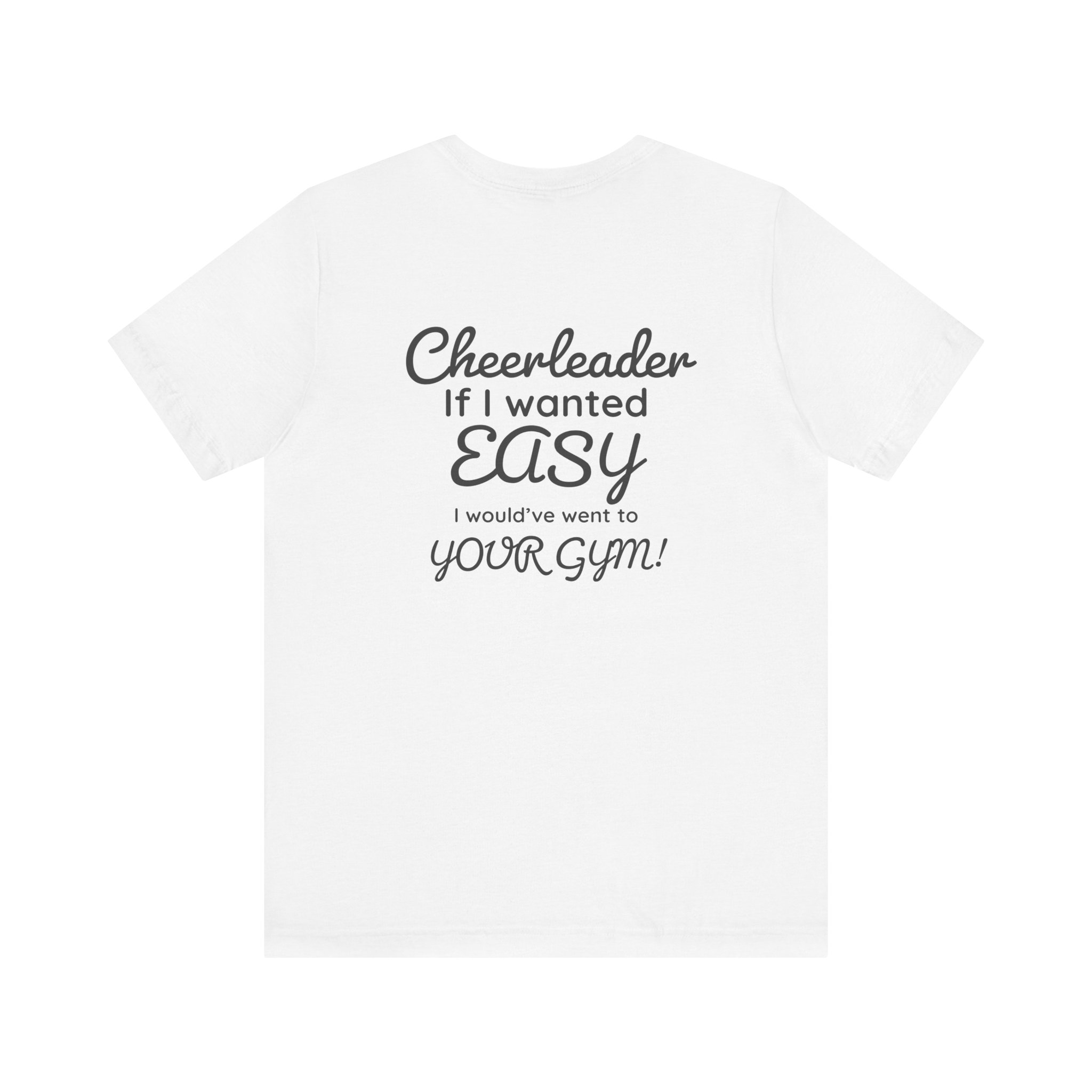 Easy Cheerleader, Unisex Jersey Short Sleeve Tee - Image 7