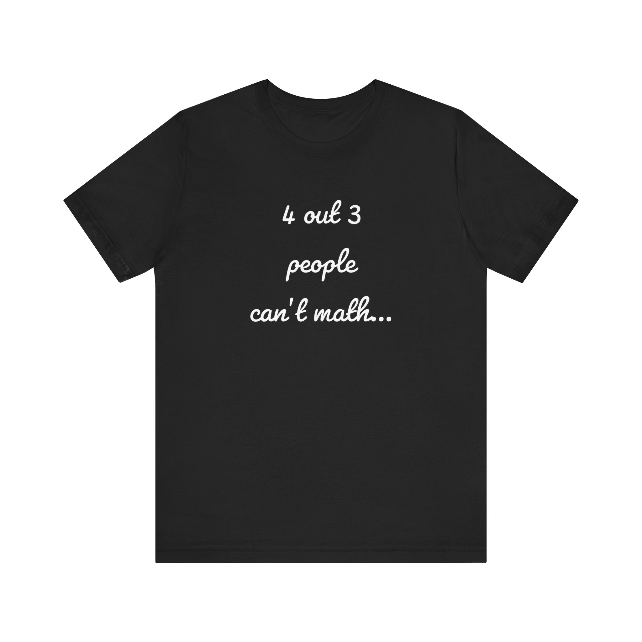 Shirt,  4 out of 3 math,  White - Image 5