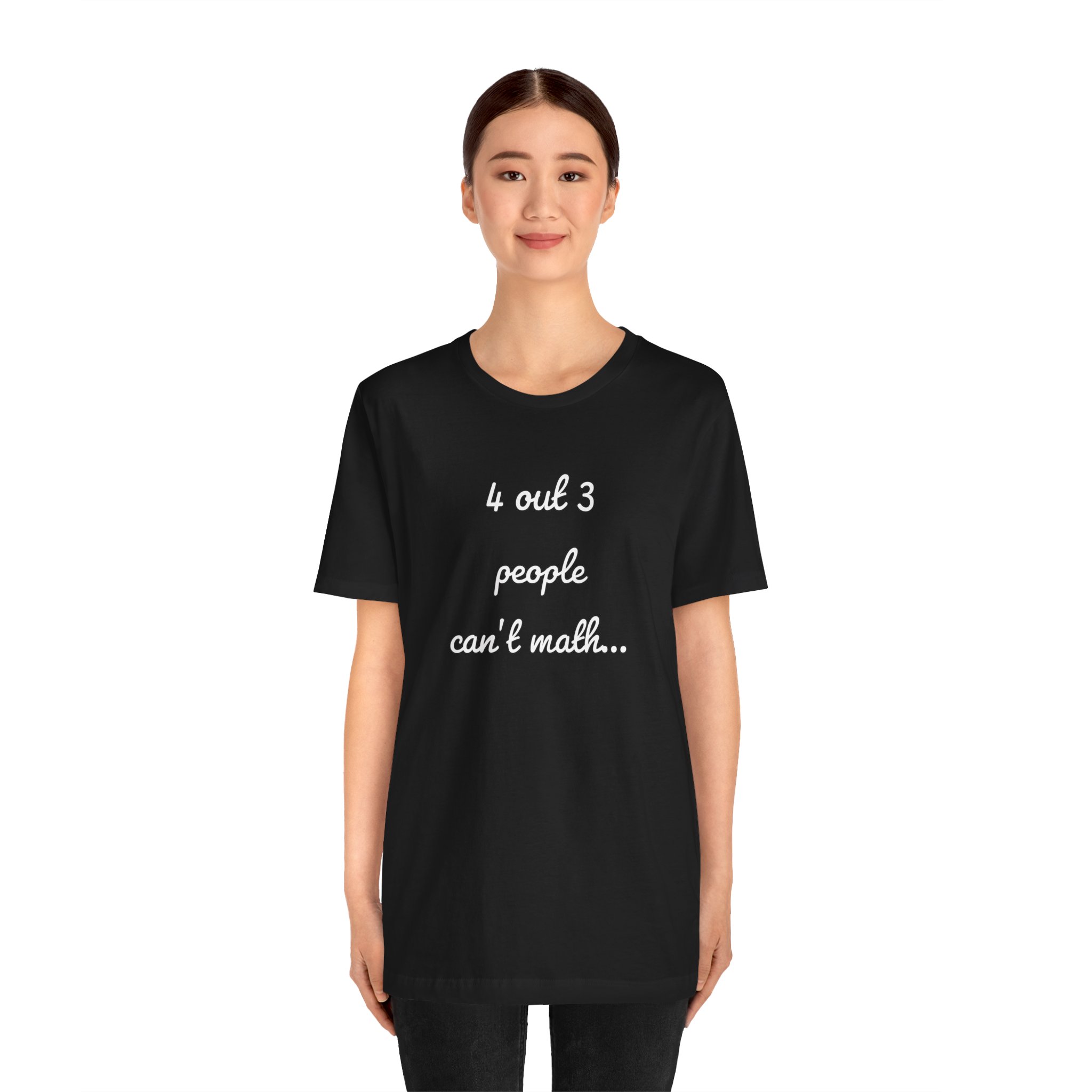 Shirt,  4 out of 3 math,  White - Image 6