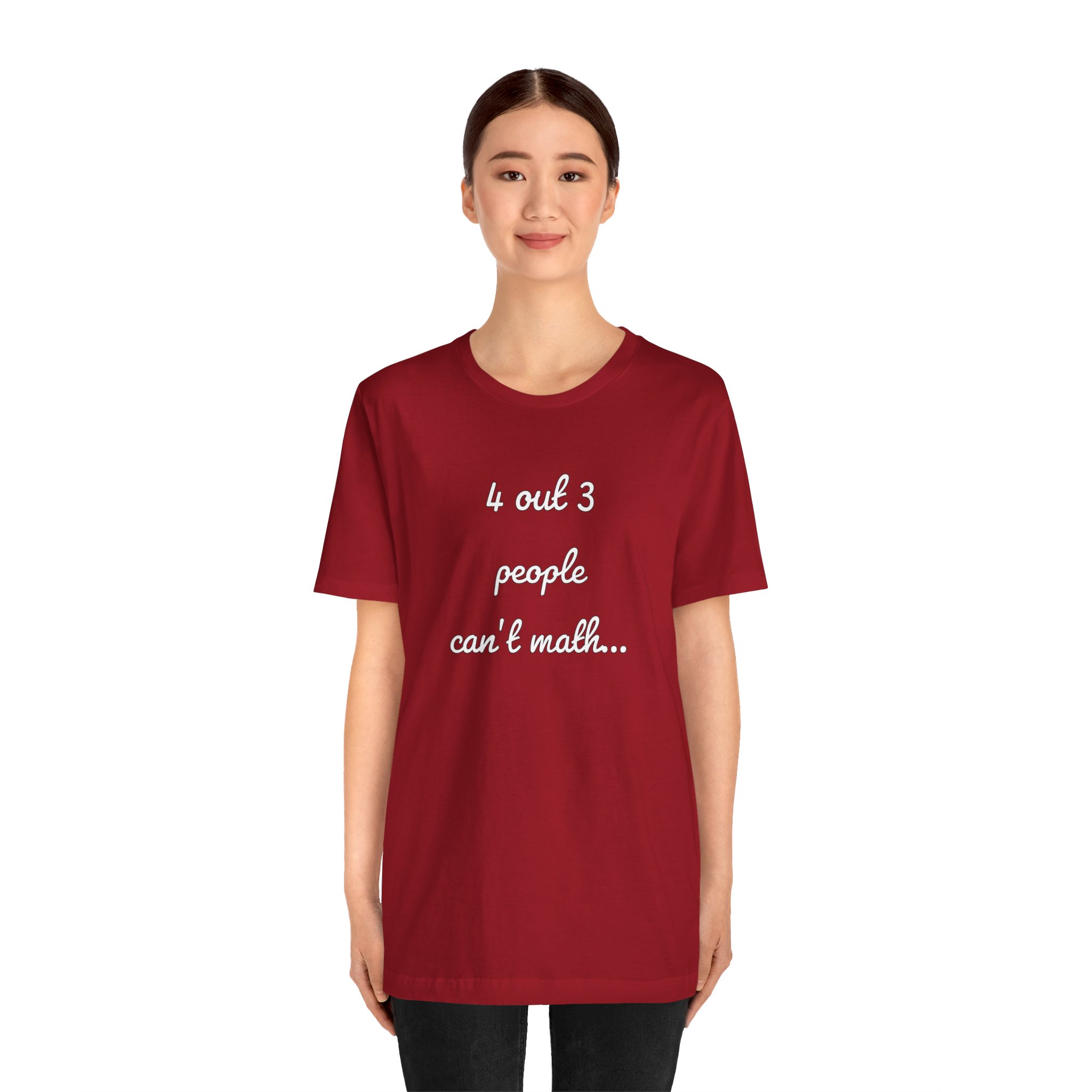 Shirt,  4 out of 3 math,  White - Image 10