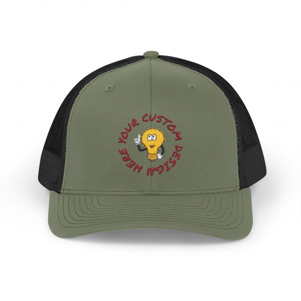 Custom Embroidery Snapback Trucker Cap - Image 8