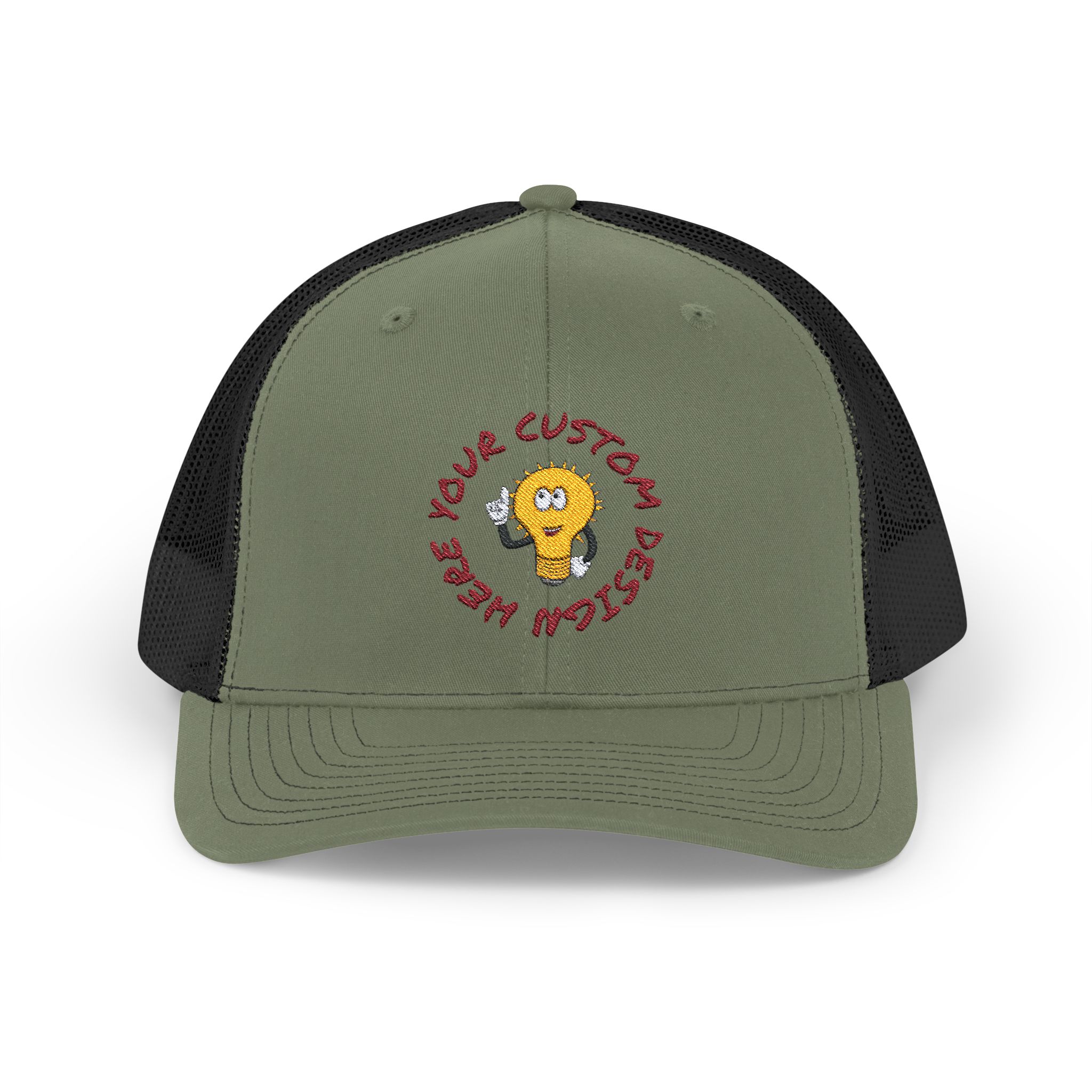 Custom Embroidery Snapback Trucker Cap - Image 8