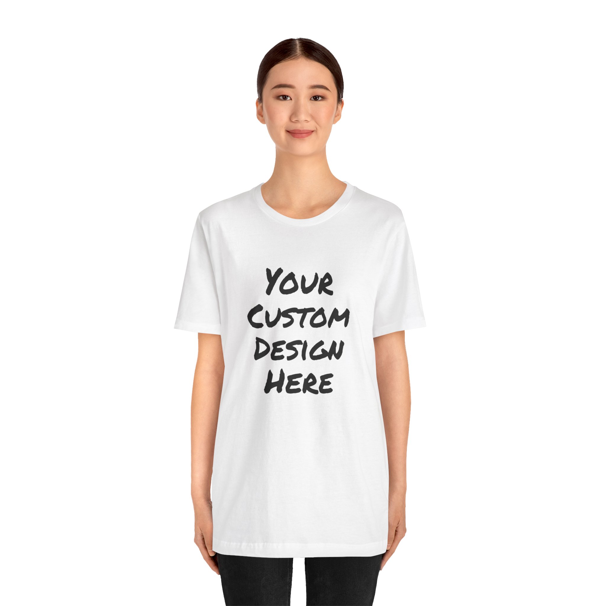 Custom Design Unisex Jersey Short Sleeve Tee - Image 2