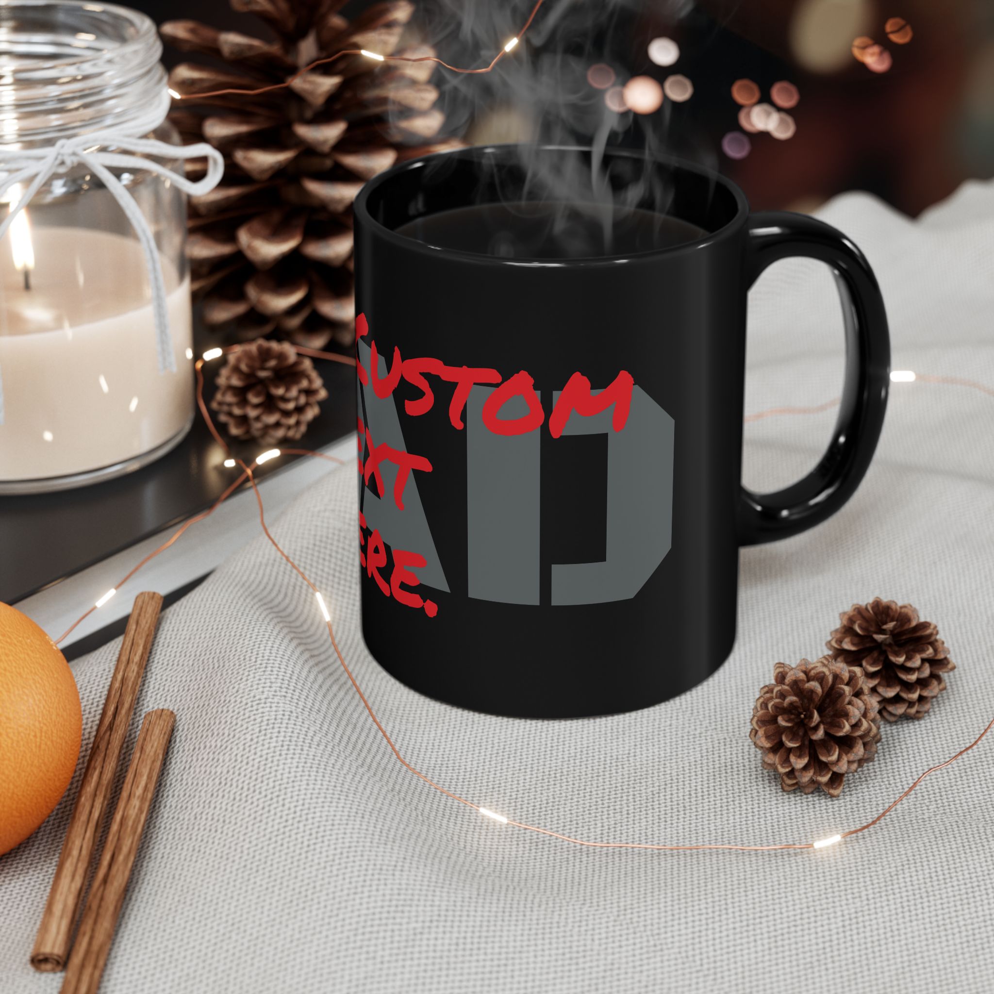 Dad,11oz Black Mug, Custom, Layered, Professional holder, Dual Side - Image 4