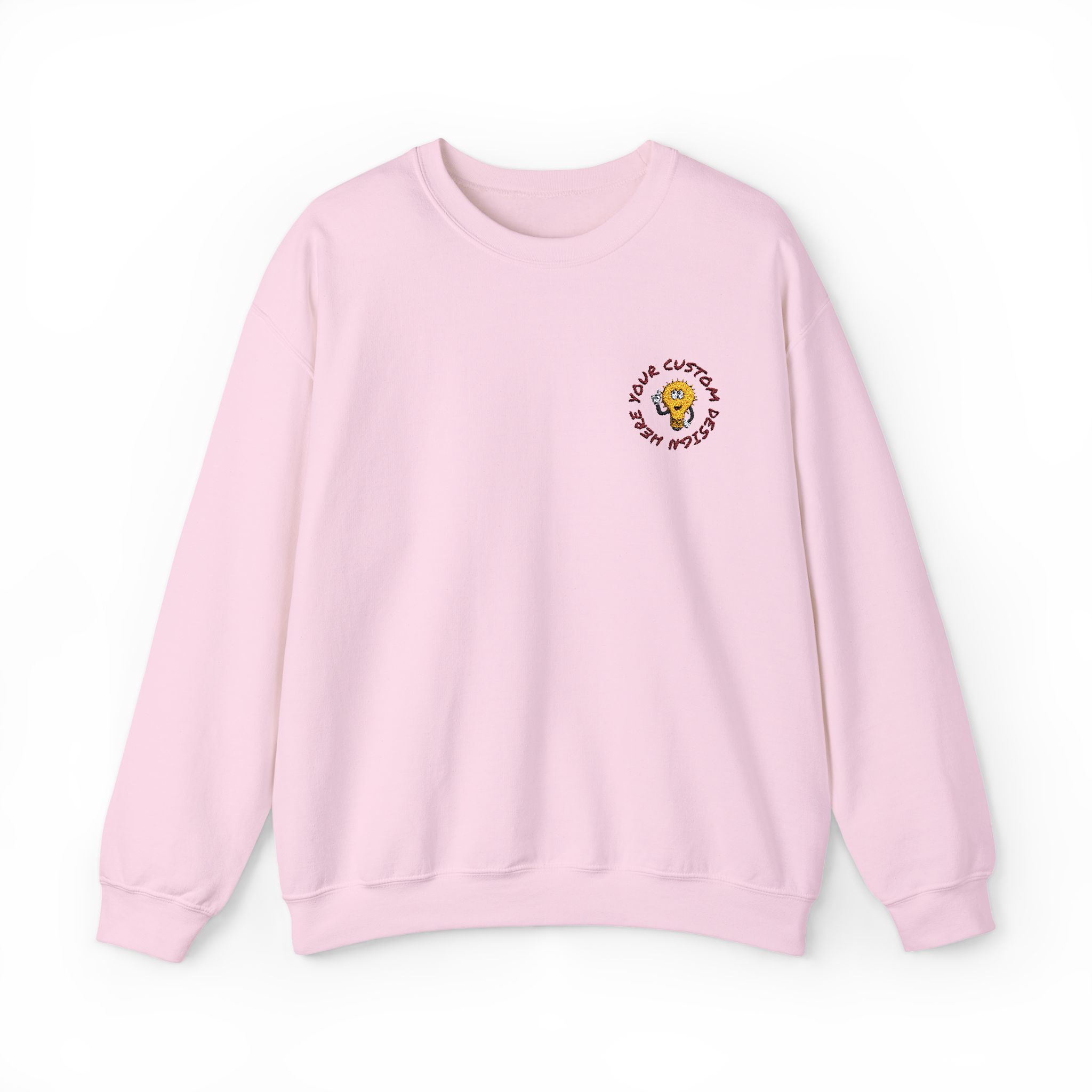 Custom Embroidered alt color 2,Unisex Heavy Blend™ Crewneck Sweatshirt - Image 2