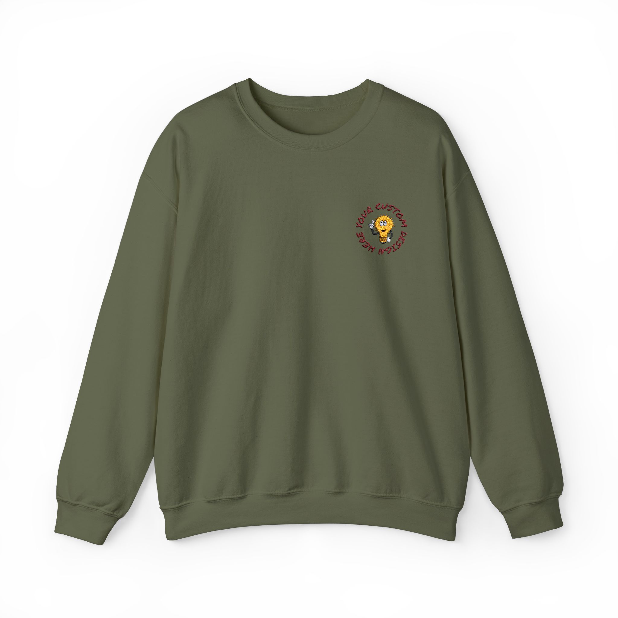 Custom Embroidered alt color 1,Unisex Heavy Blend™ Crewneck Sweatshirt - Image 12