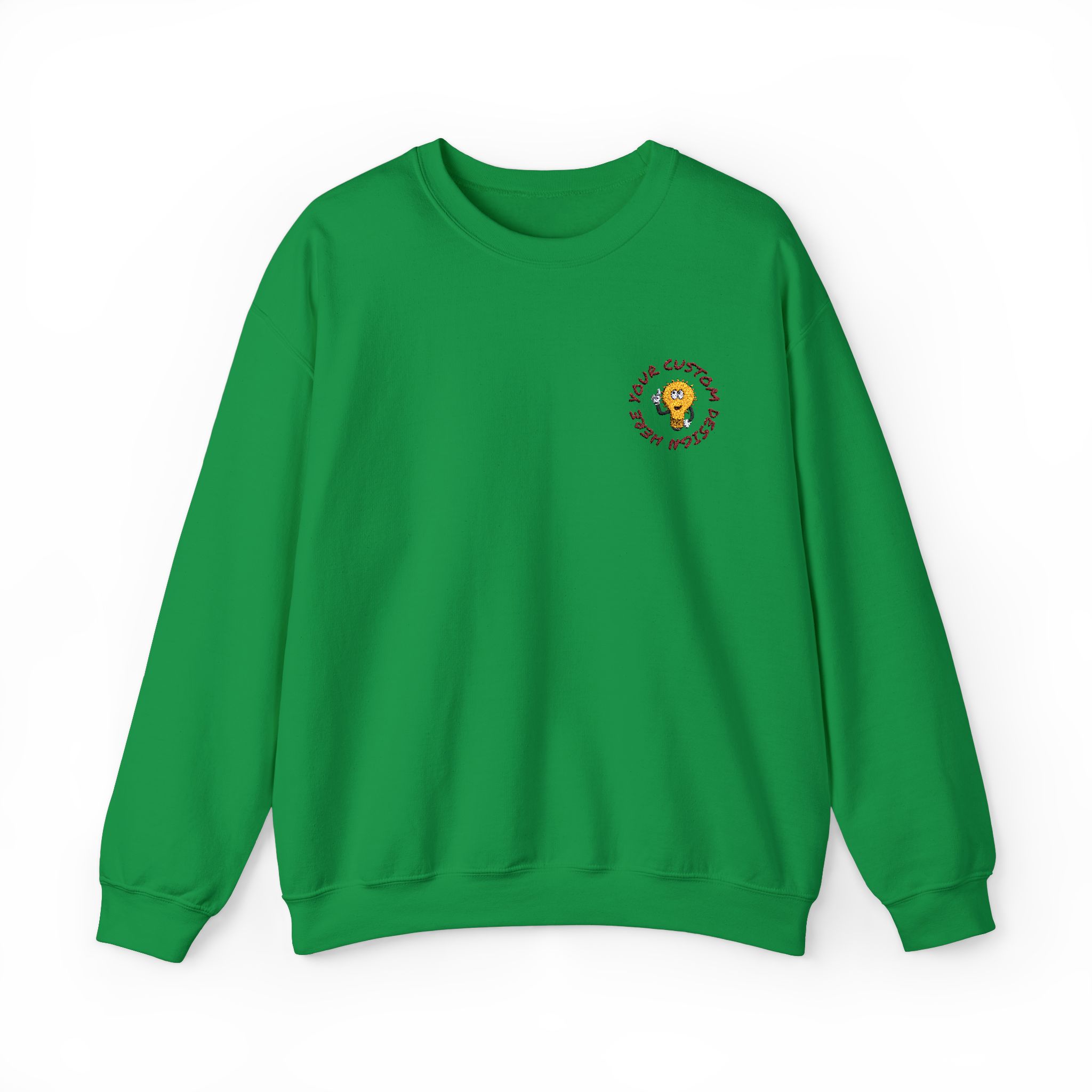 Custom Embroidered alt color 1,Unisex Heavy Blend™ Crewneck Sweatshirt - Image 3
