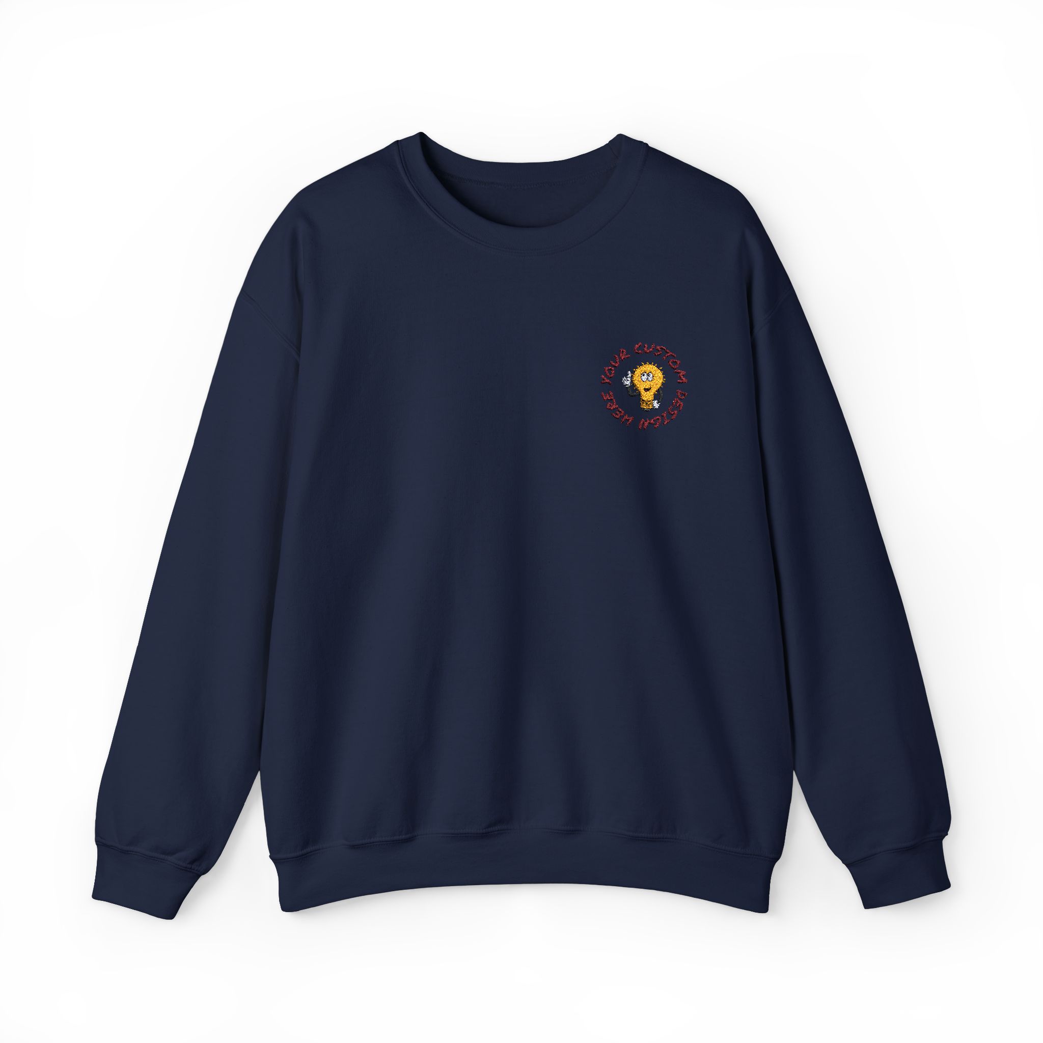 Custom Embroidered alt color 1,Unisex Heavy Blend™ Crewneck Sweatshirt - Image 5