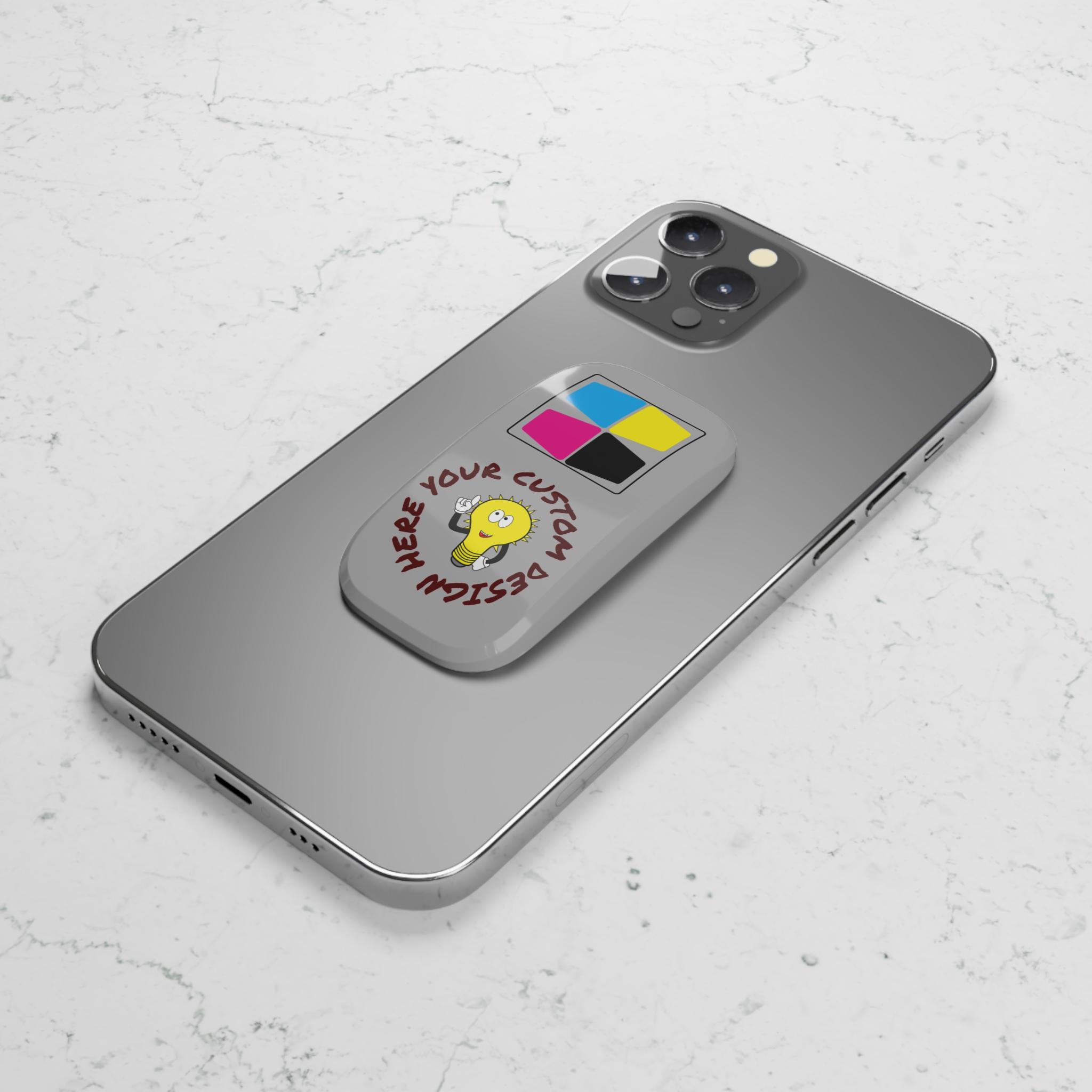 Phone Click-On Grip  With your custom design. - Image 4