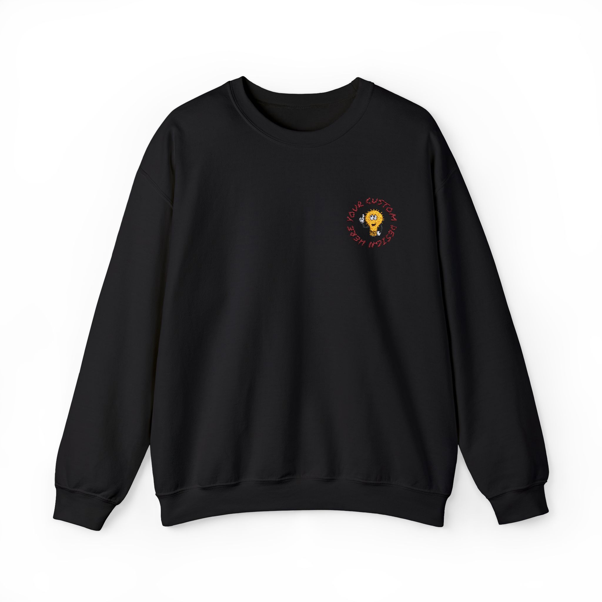 Custom Embroidery, Unisex Heavy Blend™ Crewneck Sweatshirt - Image 10