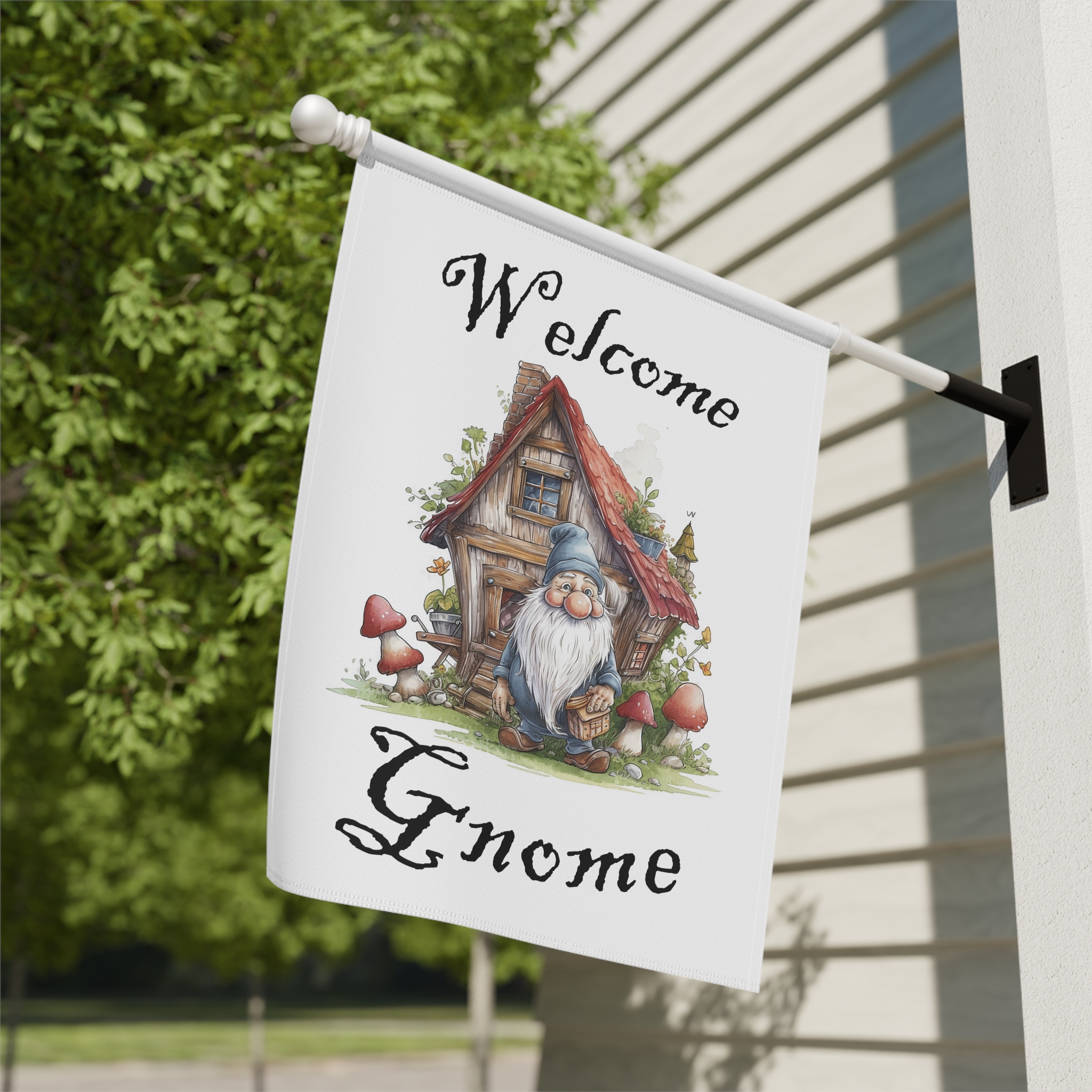 Welcome Gnome Garden & House Banner - Image 4