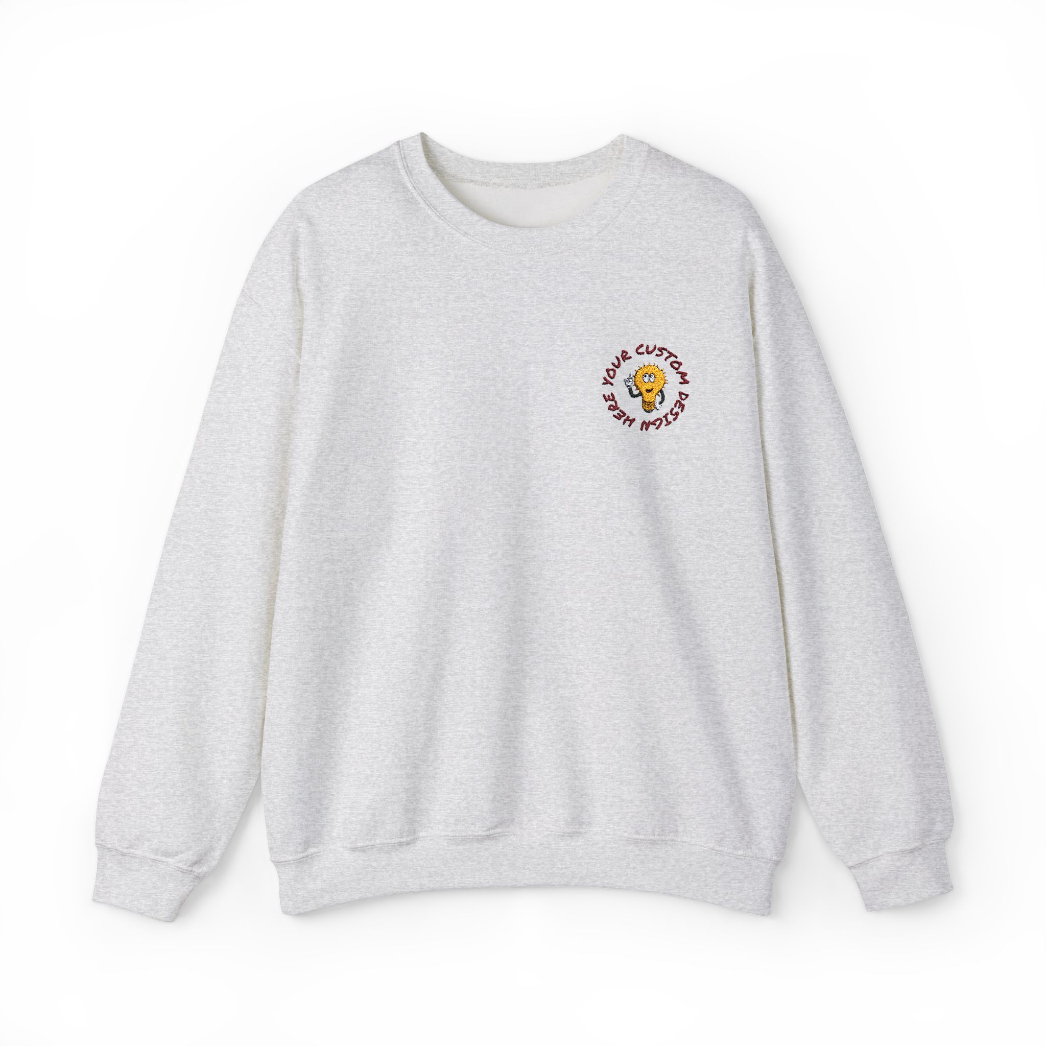 Custom Embroidery, Unisex Heavy Blend™ Crewneck Sweatshirt - Image 3