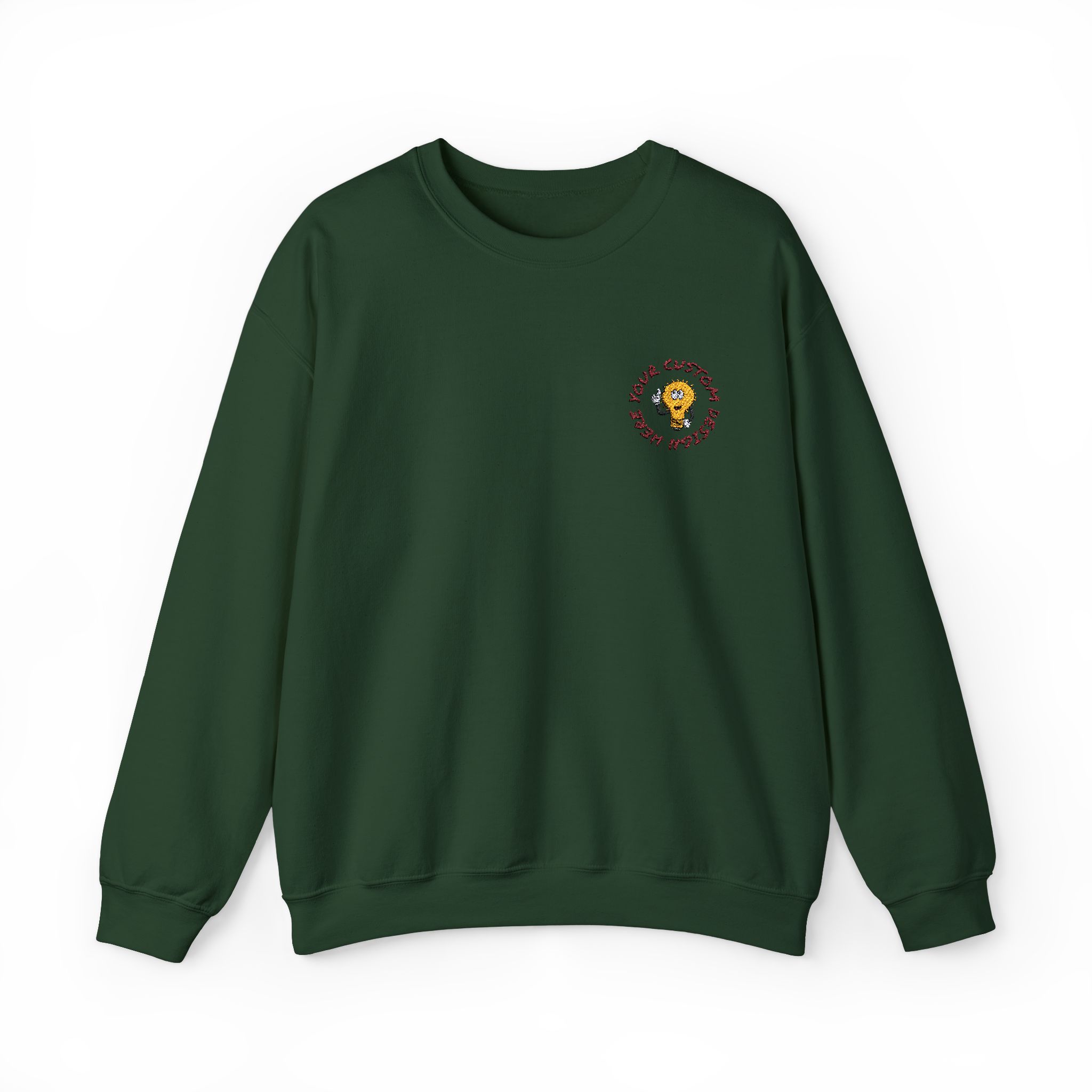 Custom Embroidered alt color 1,Unisex Heavy Blend™ Crewneck Sweatshirt - Image 9