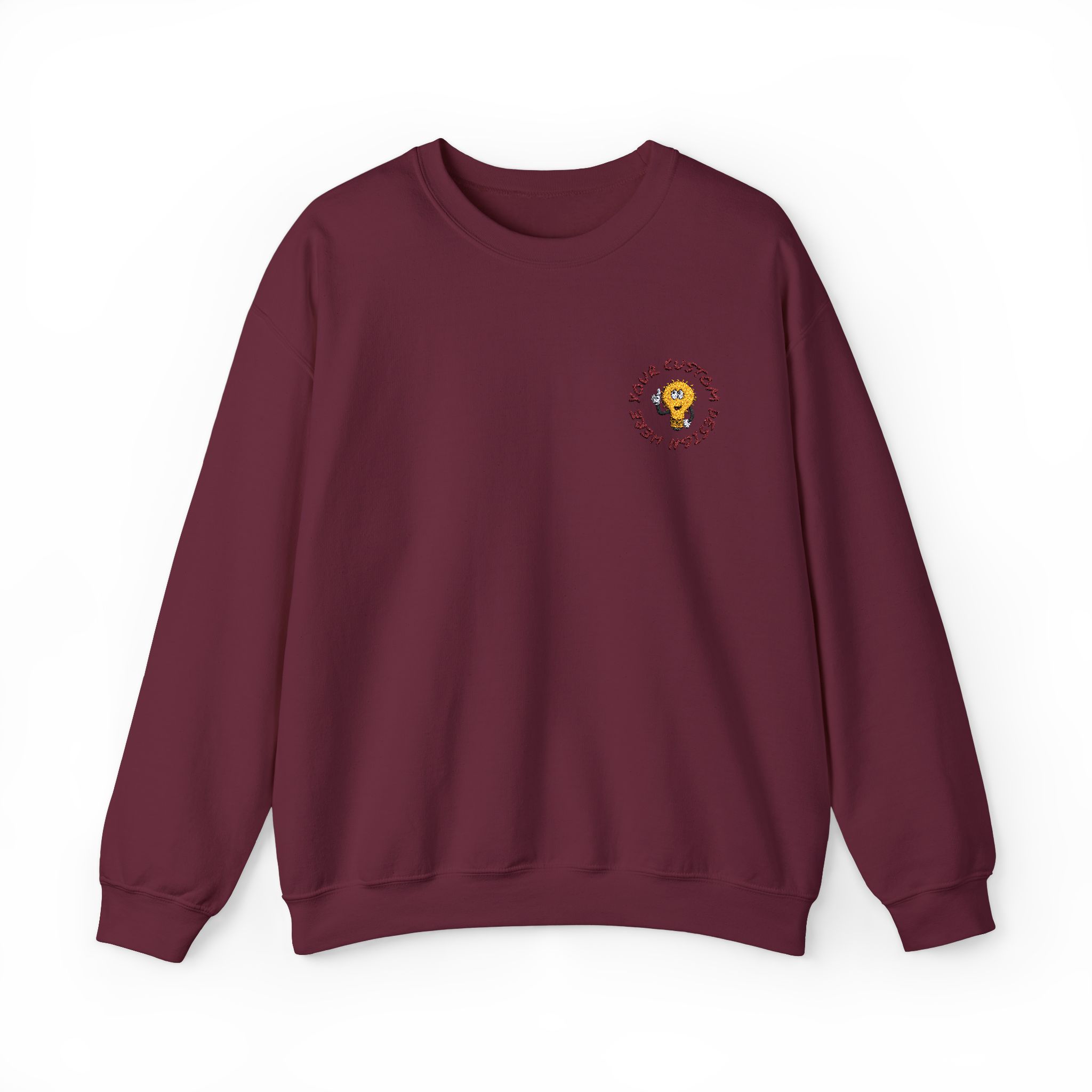 Custom Embroidery, Unisex Heavy Blend™ Crewneck Sweatshirt - Image 7
