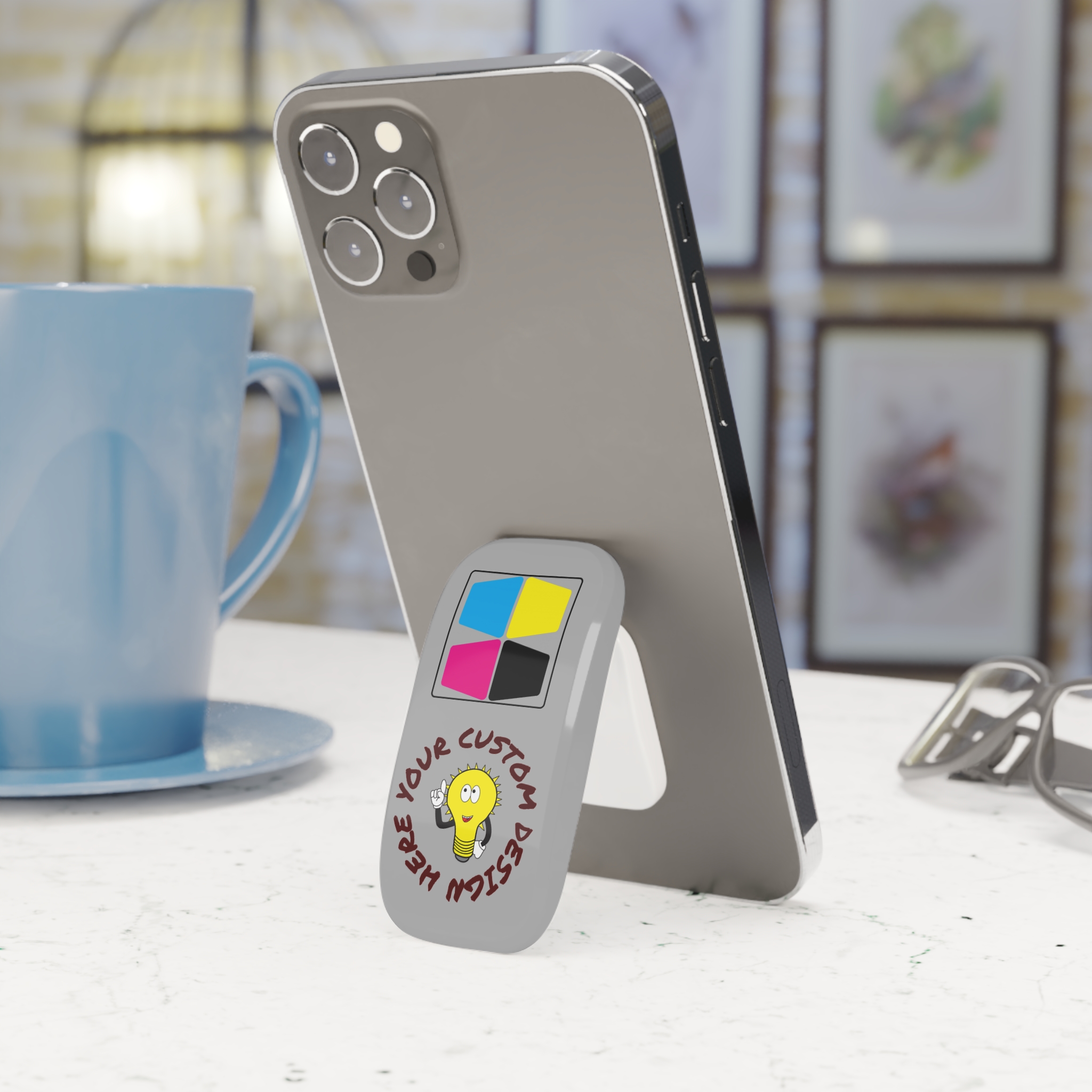 Phone Click-On Grip  With your custom design. - Image 2