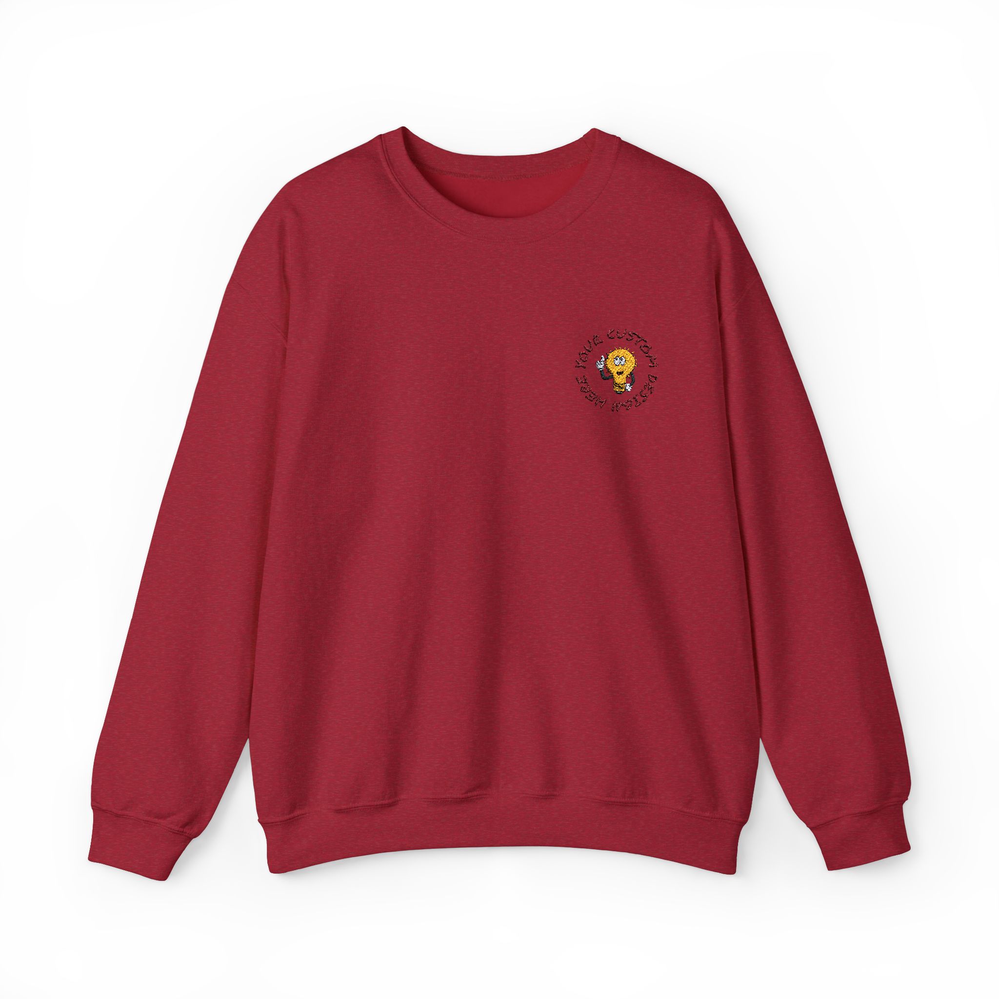 Custom Embroidery, Unisex Heavy Blend™ Crewneck Sweatshirt - Image 2