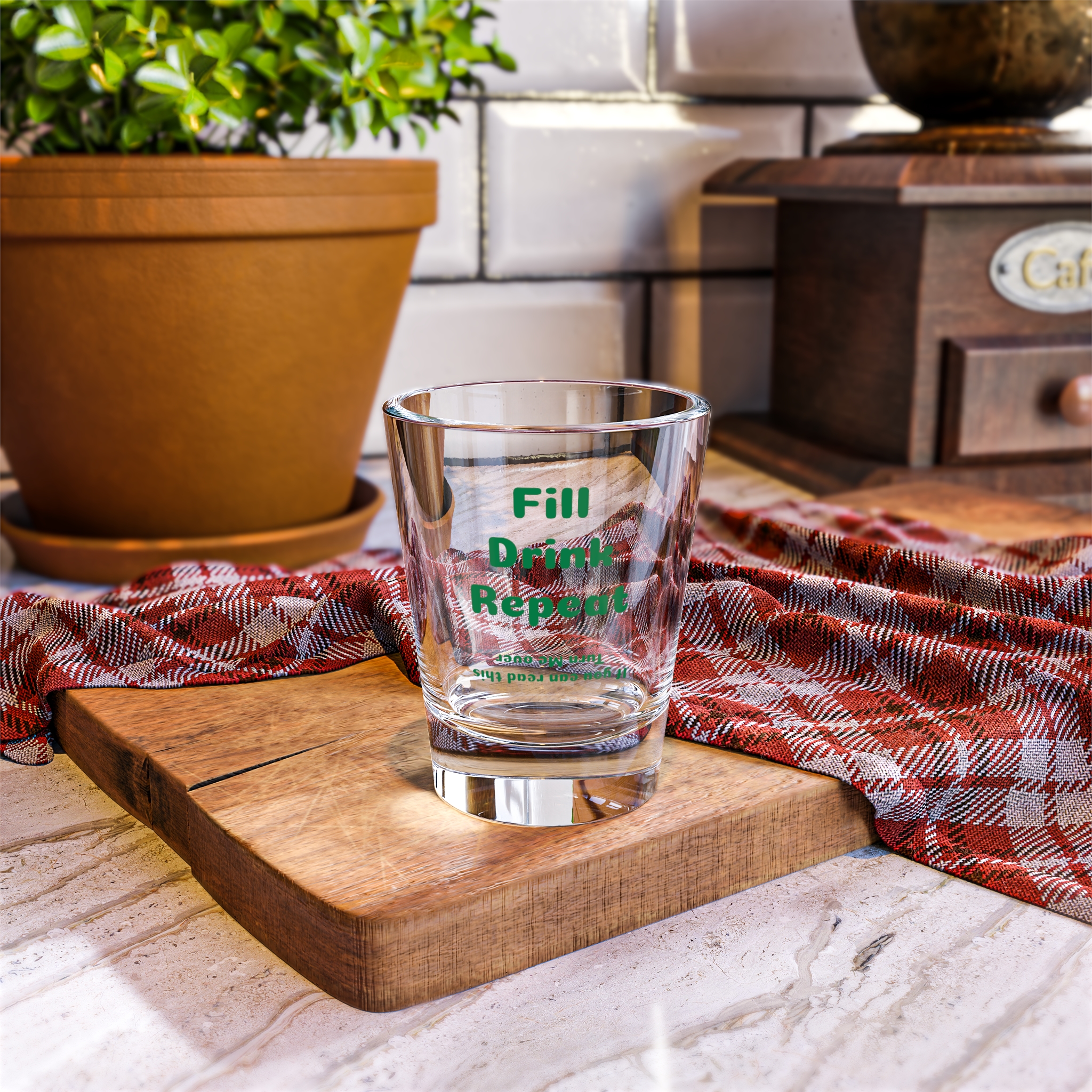 Shot Glass, 1.5oz, FDR, Custom text - Image 3